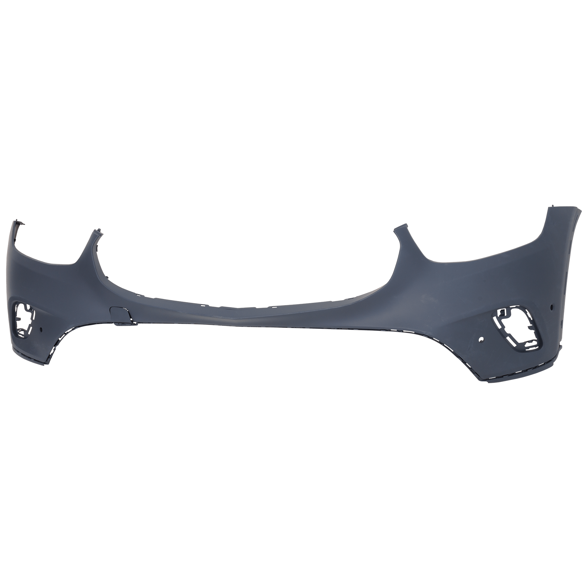 AM GLC300-20-23 FRONT BUMPER COVER Primed 253 Body w o AMG Package w Active Park Assist Sensor Holes SKU RM01030135P Partslink MB1000614 OEM 25388581029999