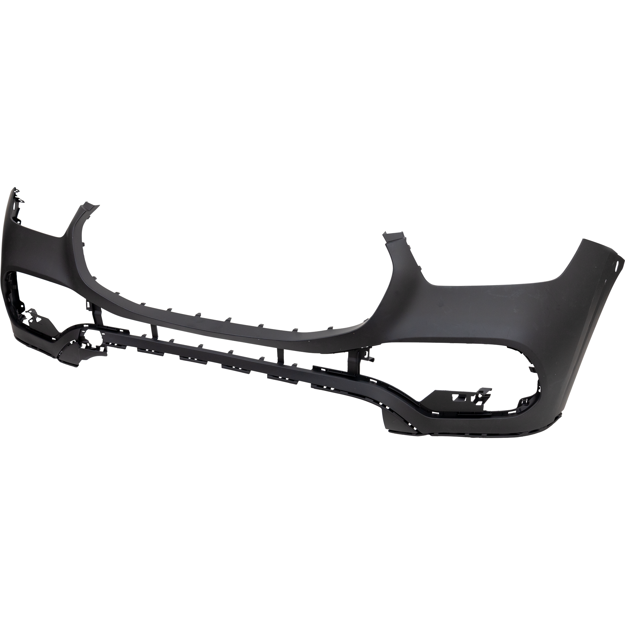 AM GLE350 GLE450-20-23 FRONT BUMPER COVER Upper Primed w o Active Park Assist Sensor Hole w o AMG Styling Pkg w Tow Hook Cover SKU RM01030137P Partslink MB1000622 OEM 16788064009999