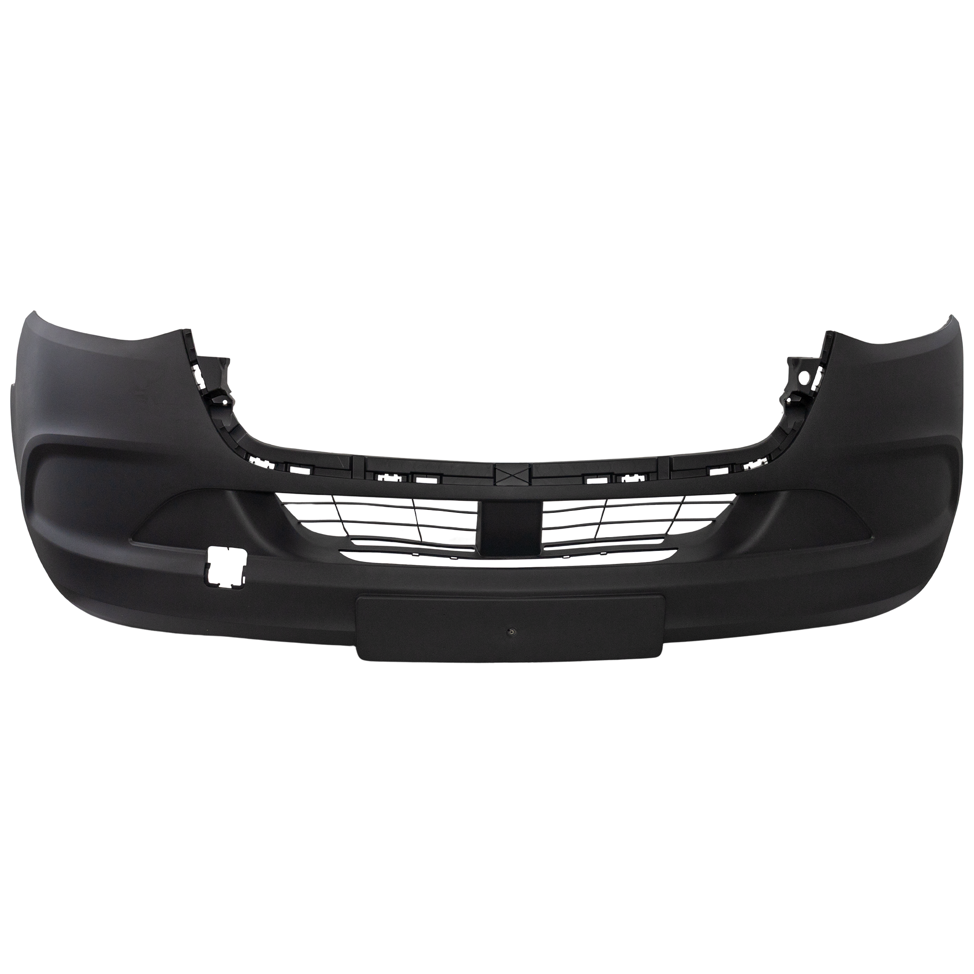 AM SPRINTER 19-22 FRONT BUMPER COVER Textured w o Fog Lamp and Front View Camera Holes w o Tow Hook Cover Cargo Passenger Van CAPA SKU RM01030146Q Partslink MB1000609C OEM 91088593009K83