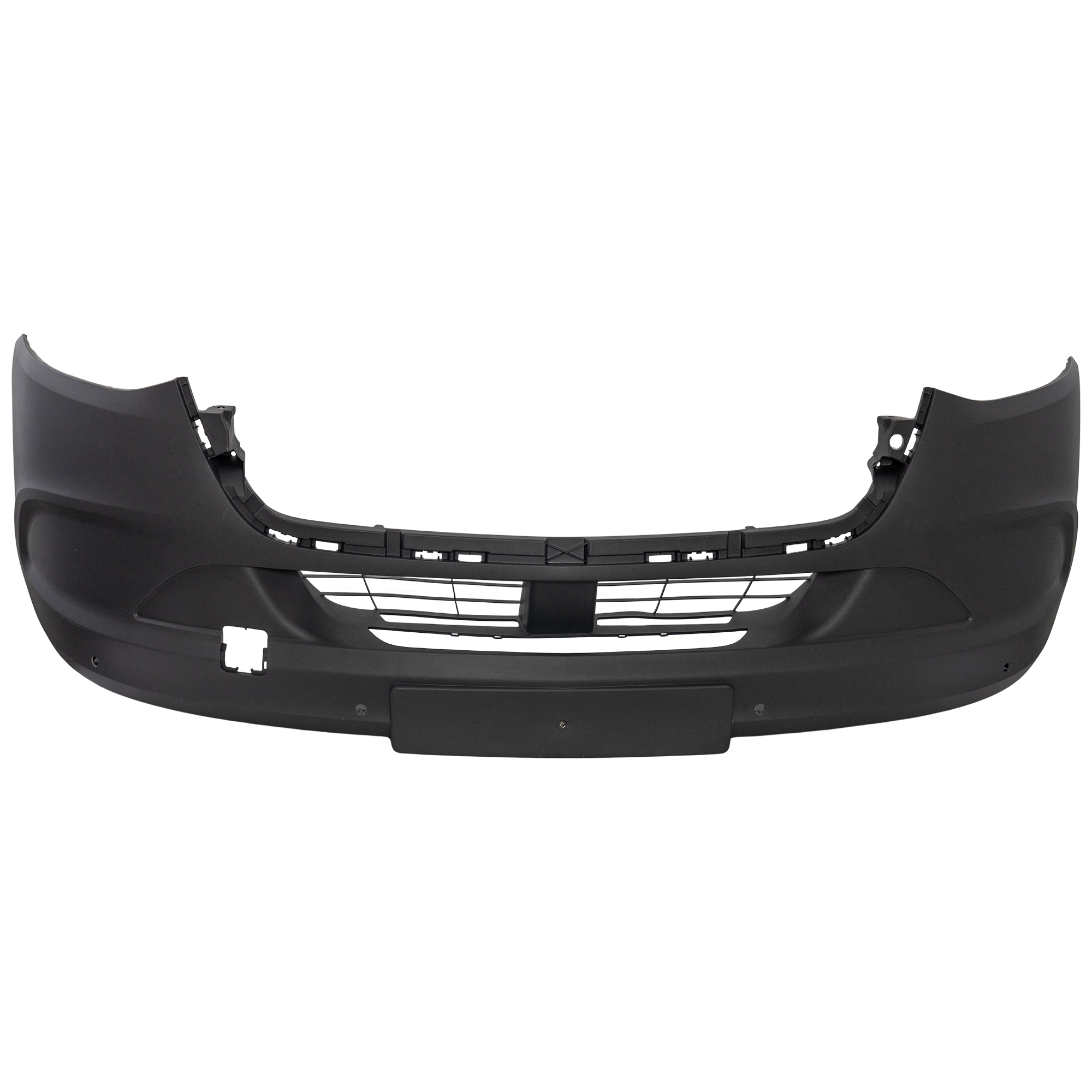 AM SPRINTER 19-22 FRONT BUMPER COVER Textured w o Fog Lamp Holes w Front View Camera Holes Cargo Passenger Van CAPA SKU RM01030147Q Partslink MB1000610C OEM 91088582009K83