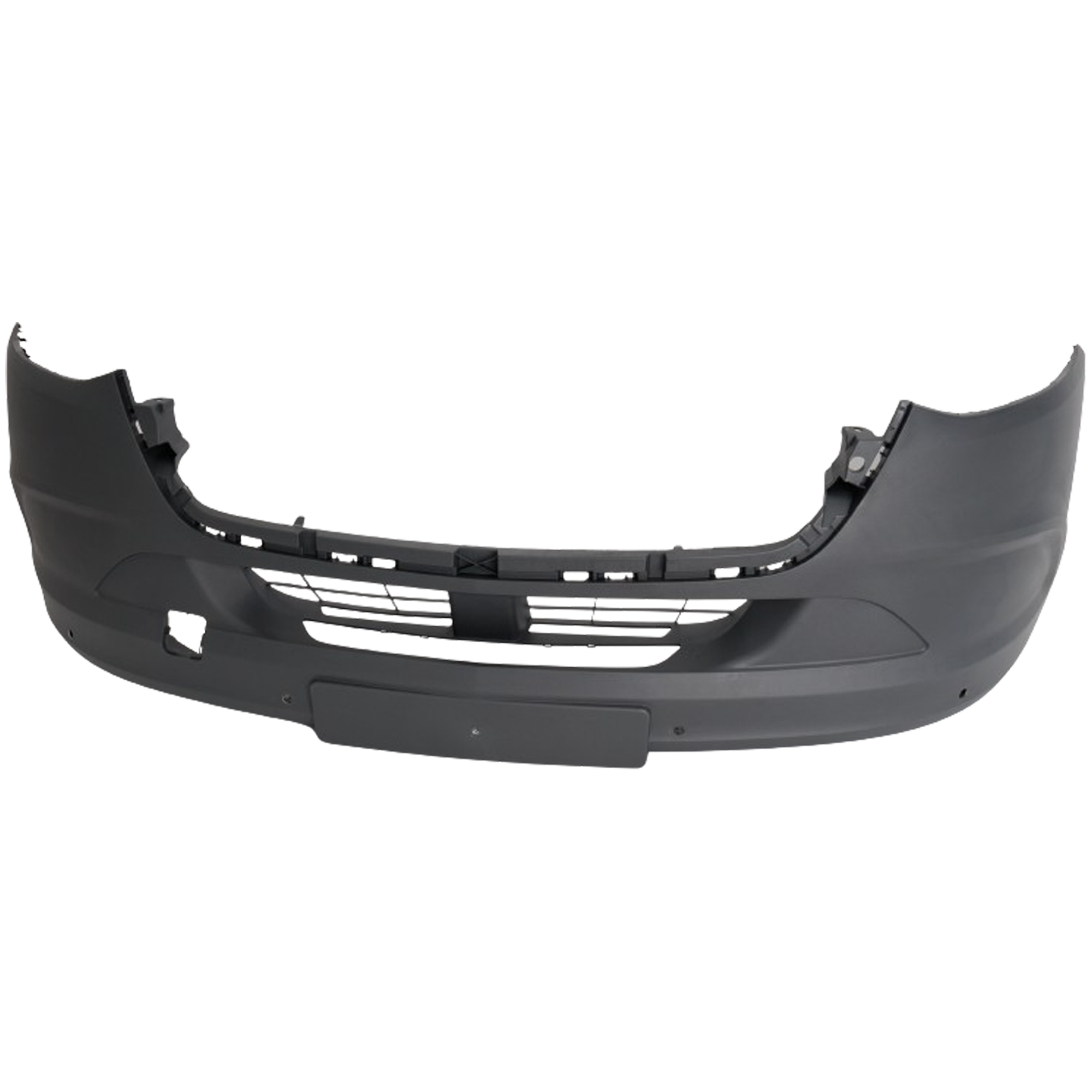 AM SPRINTER 19-24 FRONT BUMPER COVER Textured w o Fog Lamp Holes w Front View Camera Holes Cargo Passenger Van SKU RM01030147 Partslink MB1000610 OEM 91088582009K83