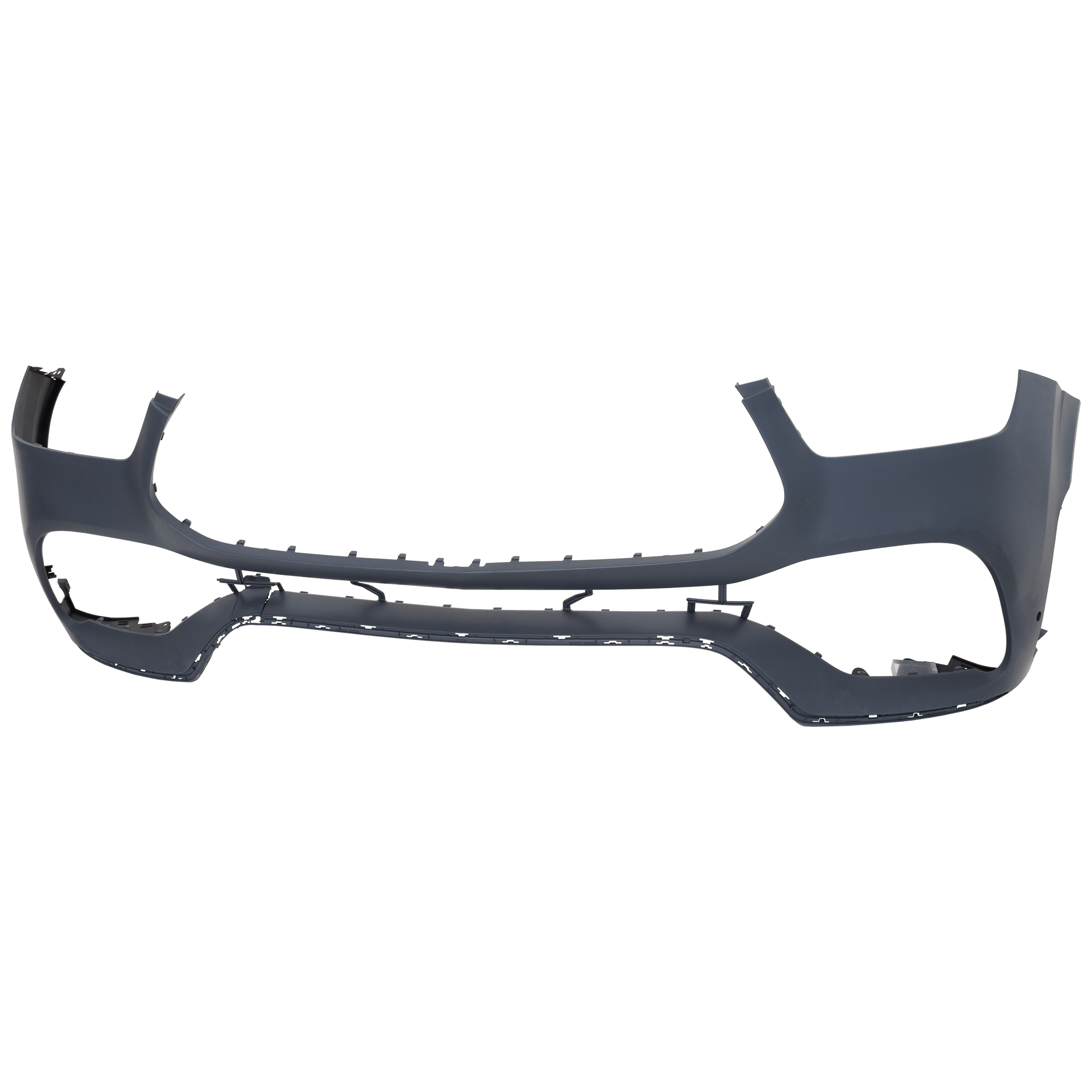 AM GLE CLASS 20-23 FRONT BUMPER COVER Upper Primed w AMG Pkg w Active Park Assist Sensor Holes SKU RM01030157P Partslink MB1000633 OEM 16788552039999