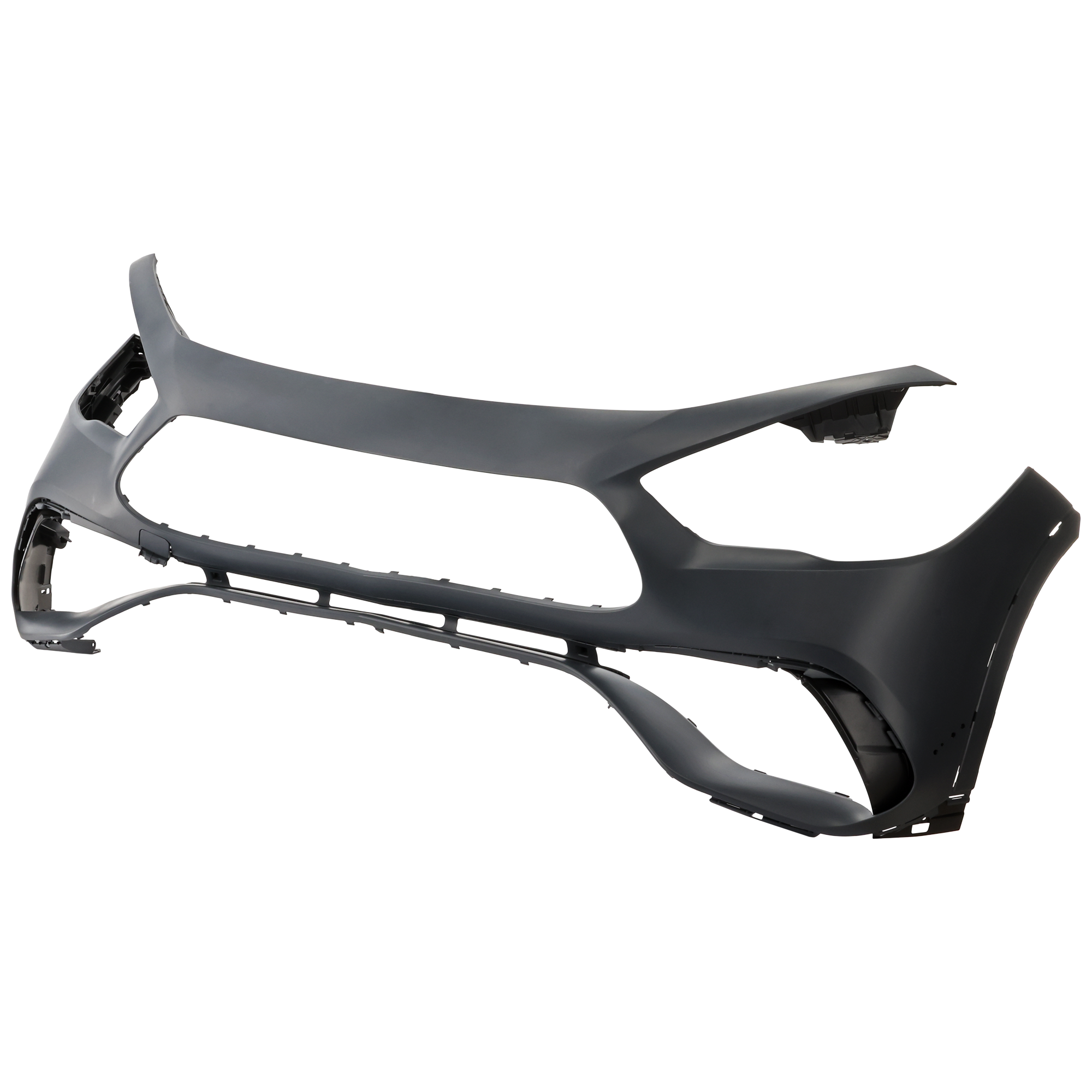 AM GLA35 GLA45-21-22 FRONT BUMPER COVER Primed w o Active Park Assist Holes w AMG Package SKU RM01030161P Partslink MB1000639 OEM 24788044069999