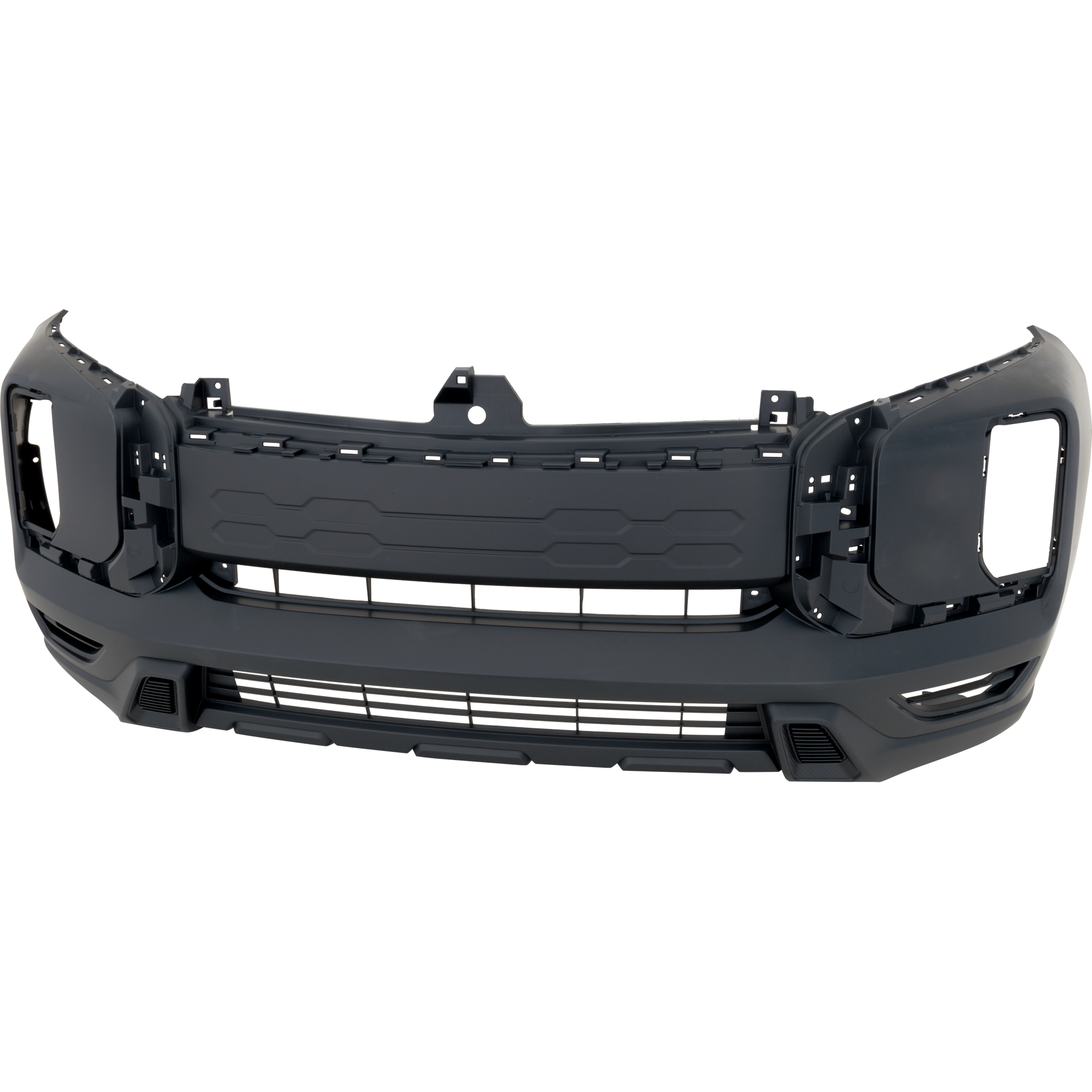 AM OUTLANDER SPORT RVR 20-24 FRONT BUMPER COVER Primed w Flare Hole CAPA SKU RM01030163PQ Partslink MI1000351C OEM 62022WE10P 62022W030P