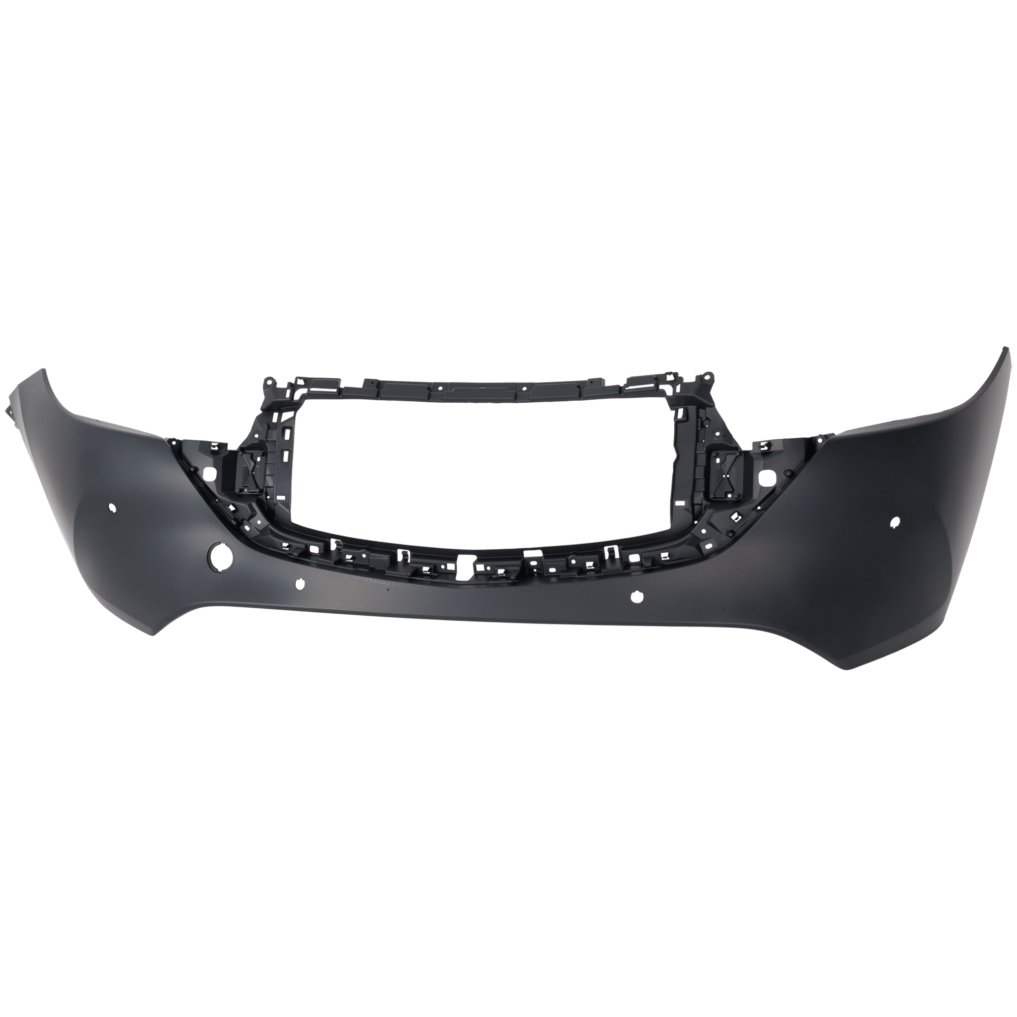 AM CX 5-22-24 FRONT BUMPER COVER Primed w Parking Aid Sensor Holes 22-24 Hiroshima 22-22 Hofu Plant CAPA SKU RM01030189PQ Partslink MA1014103C OEM KSD550031ABB