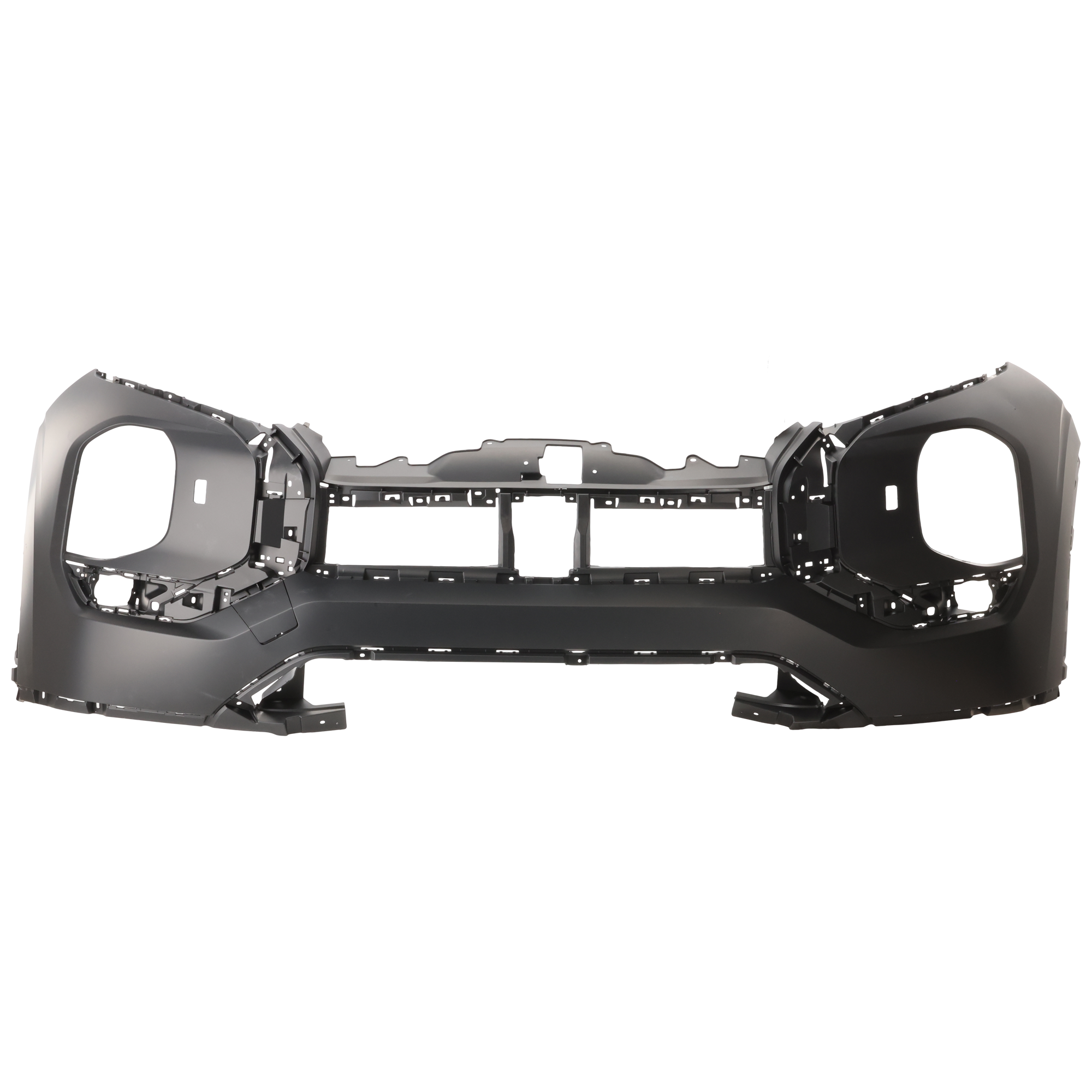 AM OUTLANDER 22-24 OUTLANDER PHEV 23-24 FRONT BUMPER COVER Primed w Headlight Washer Holes w o Park Distance Control Sensor Holes CAPA SKU RM01030203PQ Partslink MI1000355C OEM 62012W260P