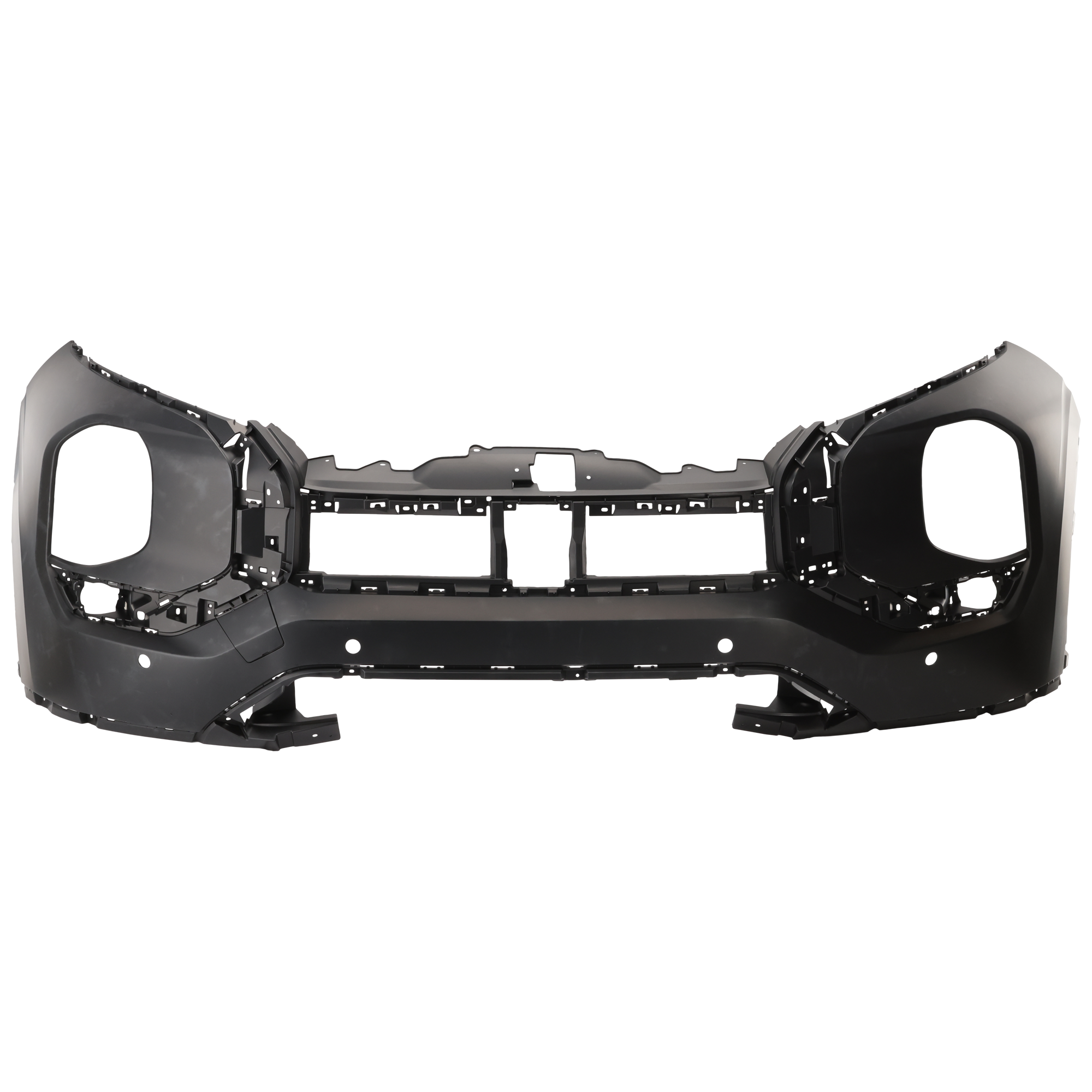 AM OUTLANDER 22-24 FRONT BUMPER COVER Primed w o Headlight Washer Holes w Park Distance Control Sensor Holes CAPA SKU RM01030204PQ Partslink MI1000354C OEM 62012W270P