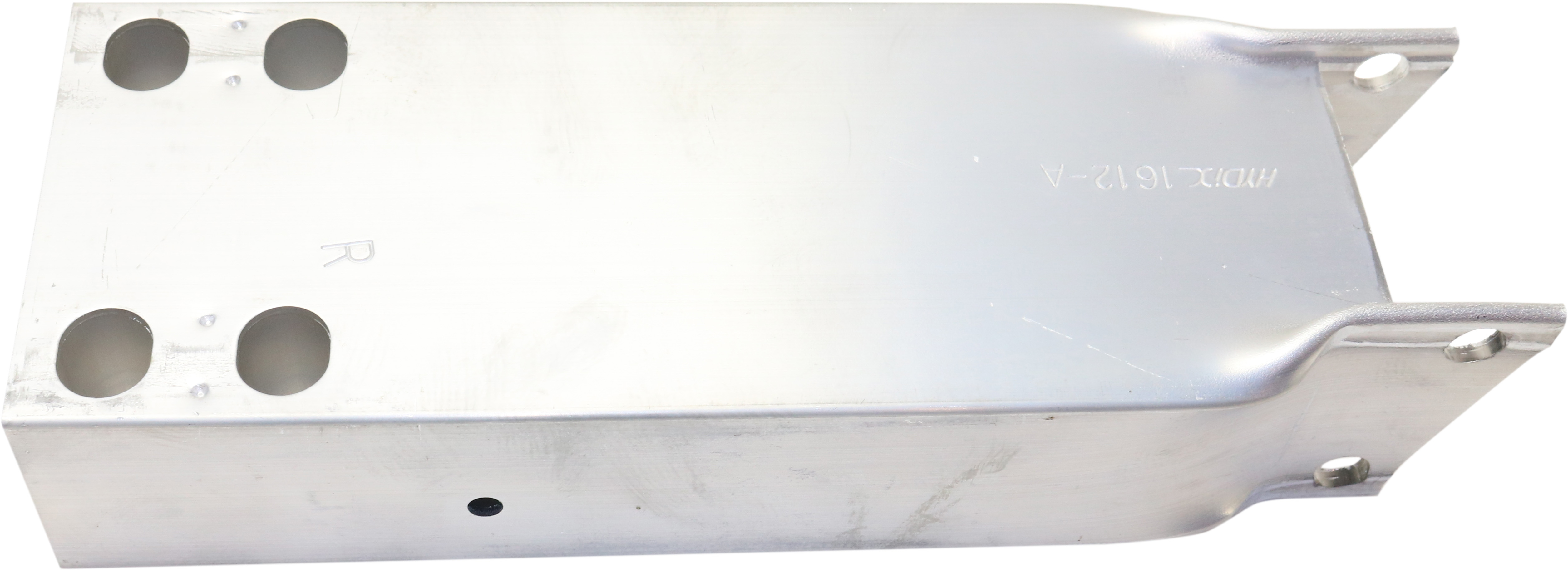 AM E400 E450-17-23 FRONT BUMPER BRACKET RH Impact Aluminum Wagon SKU RM01310001 Partslink MB1067115 OEM 2136200295