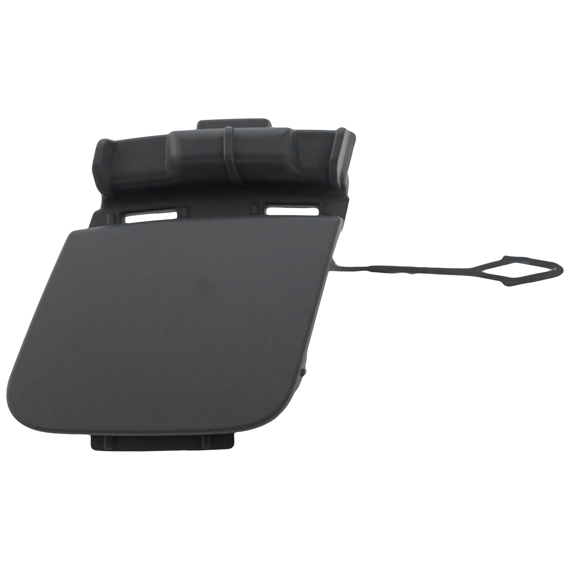 AM GLA CLASS 21-23 FRONT HITCH COVER Upper Primed Gray GLA250 w AMG Body Styling Pkg SKU RM01440024 Partslink MB1028106 OEM 24788575049999