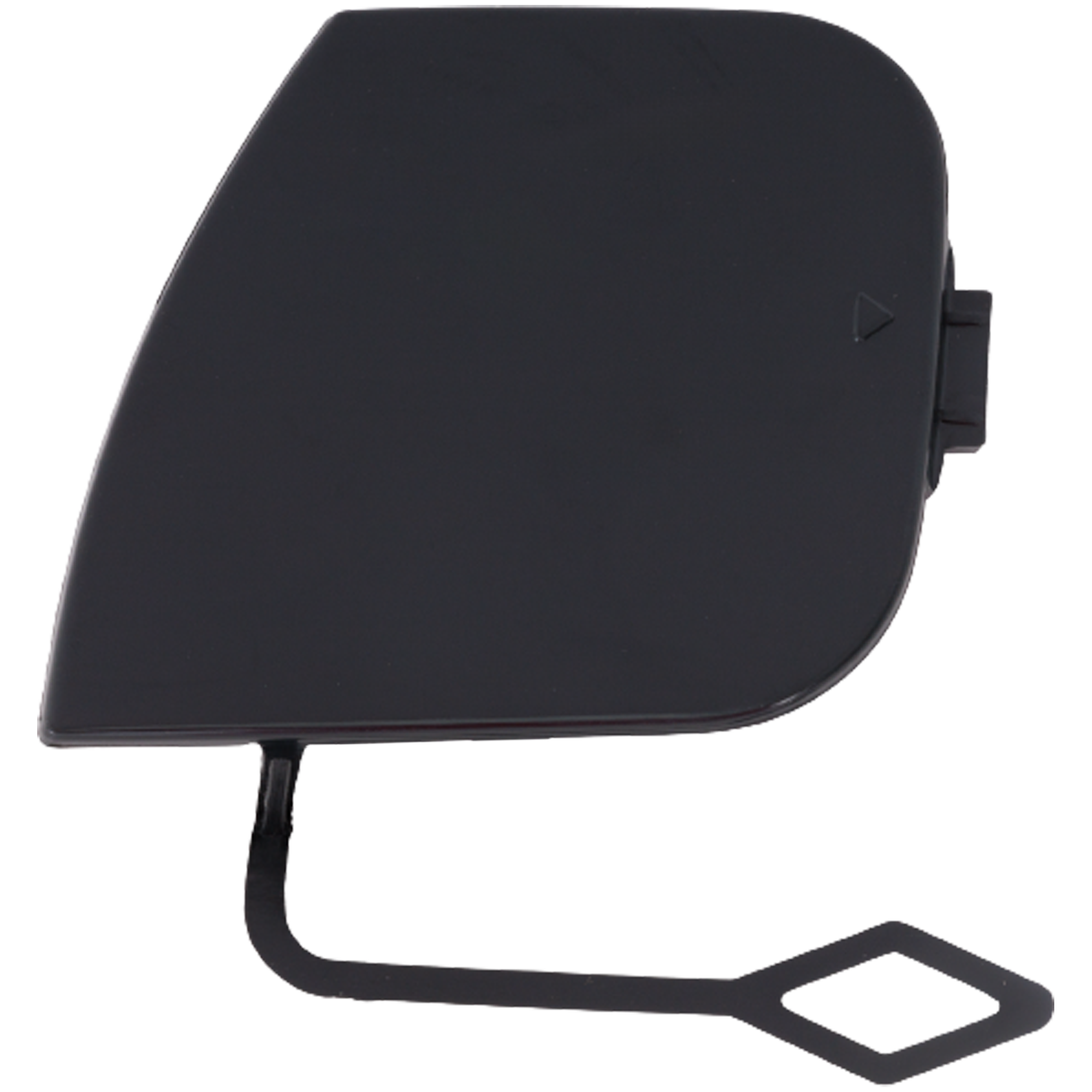 AM COOPER 22-23 FRONT BUMPER TOW HOOK COVER RH Textured Black Base S w o John Cooper Work Package SE Models SKU RM01440033 Partslink MC1029106 OEM 51115A3C857