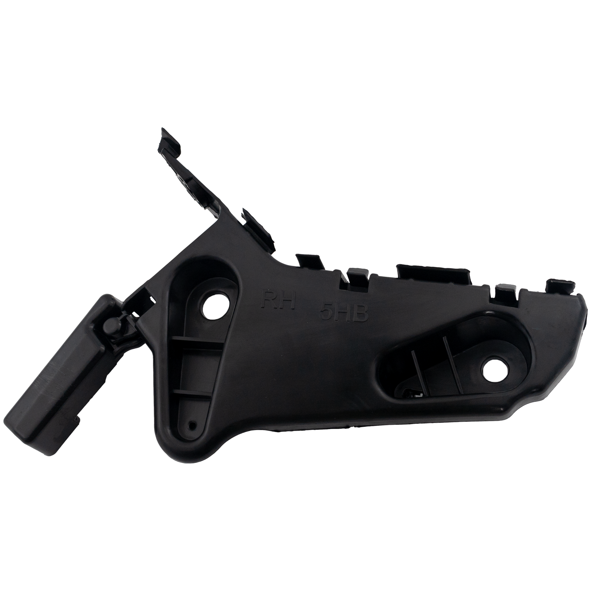 AM MAZDA 3-19-25 FRONT BUMPER RETAINER RH Side Assembly Hatchback SKU RM01470009 Partslink MA1043114 OEM BCKN500T0B
