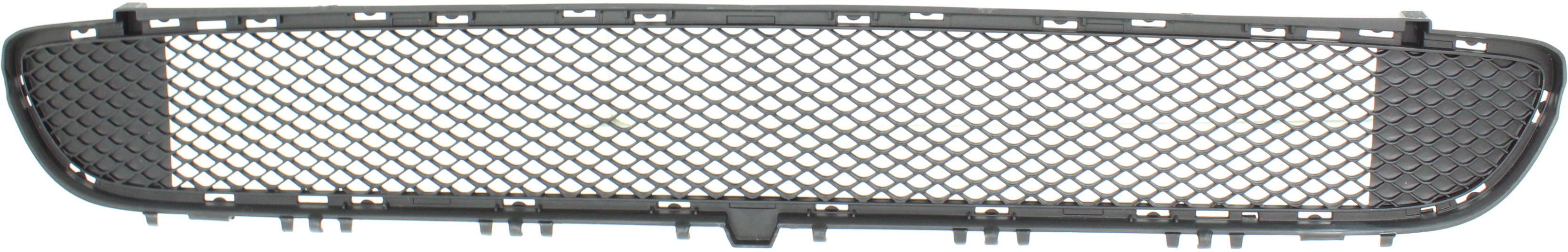 AM GLA250-15-17 FRONT BUMPER GRILLE Center Textured w o Sport Pkg w o Parktronic Holes CAPA SKU RM01530004Q Partslink MB1036155C OEM 1568850822