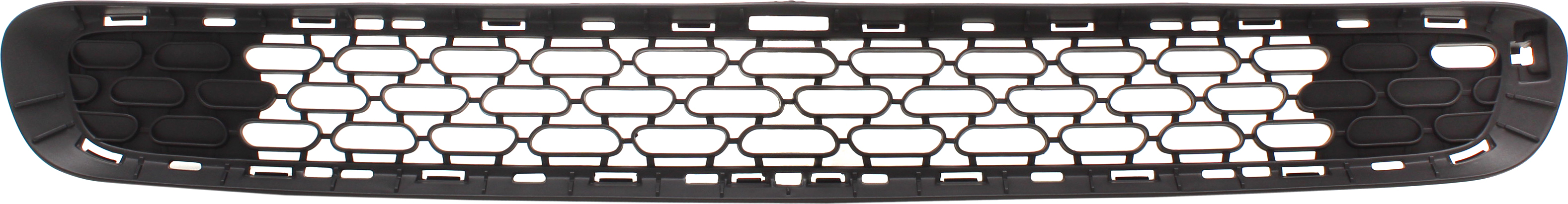 AM COOPER 14-21 FRONT BUMPER GRILLE Lower Textured w o John Cooper Works Pkg w Chr Trim Base Model CAPA SKU RM01530006Q Partslink MC1036106C OEM 51117337793