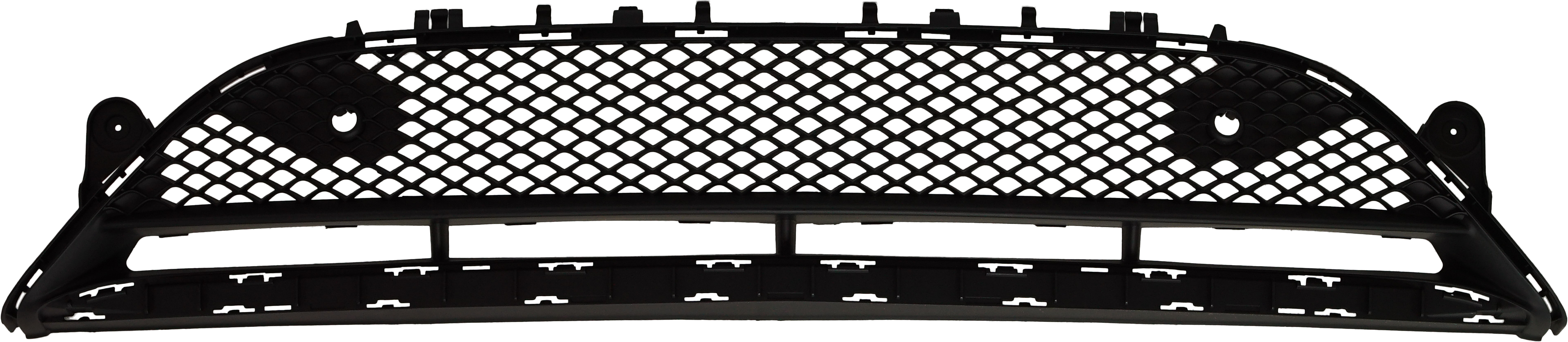 AM E CLASS 17-20 FRONT BUMPER GRILLE Center Black w o Luxury Pkg Sdn Wgn w AMG Styling Pkg Conv Cpe Exc. E63 Model SKU RM01530008 Partslink MB1036156 OEM 2138856900