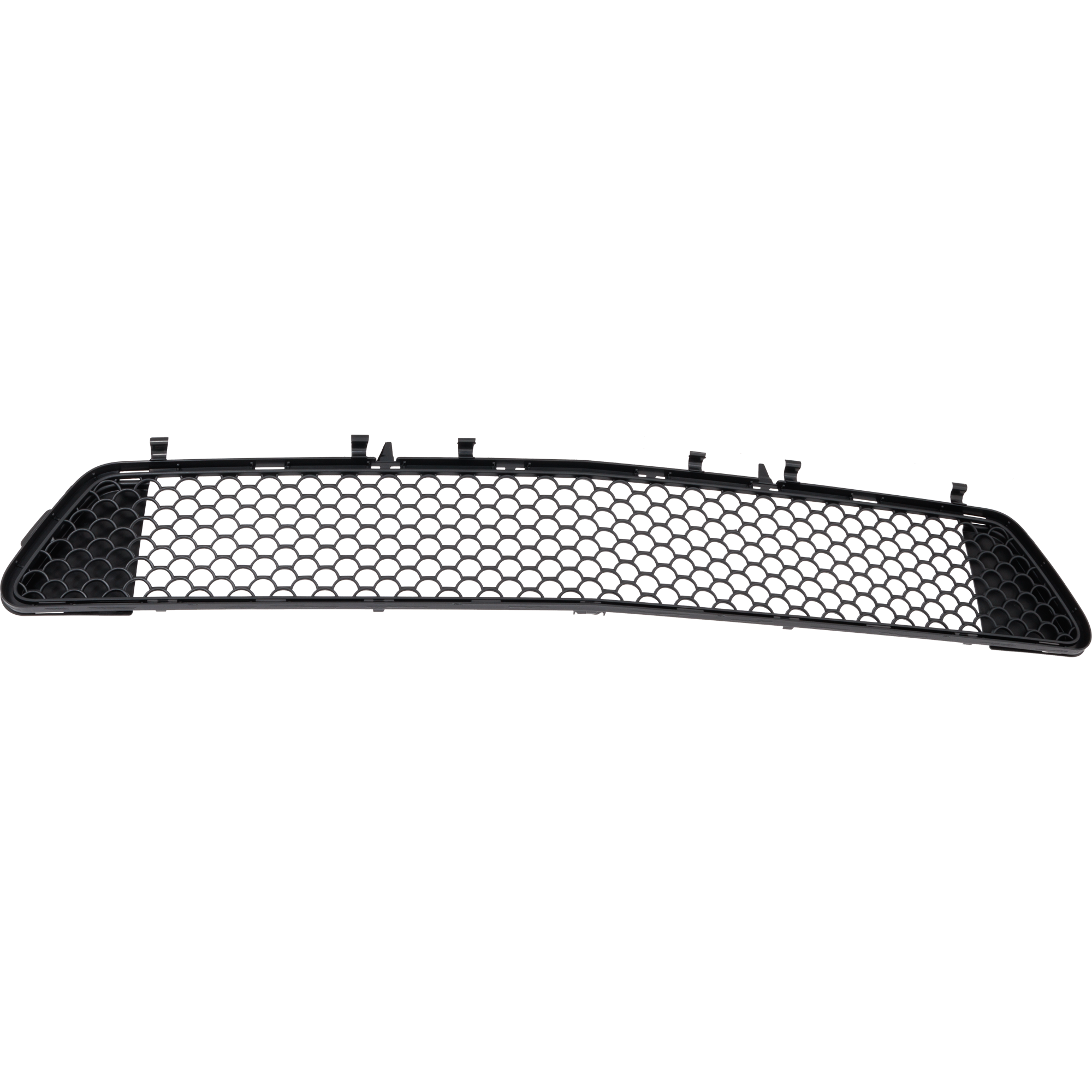 AM E CLASS 10-13 FRONT BUMPER GRILLE Ptd Black w AMG Pkg Exc. E63 AMG Model Sdn Wgn CAPA SKU RM01530009Q Partslink MB1036157C OEM 2128851253