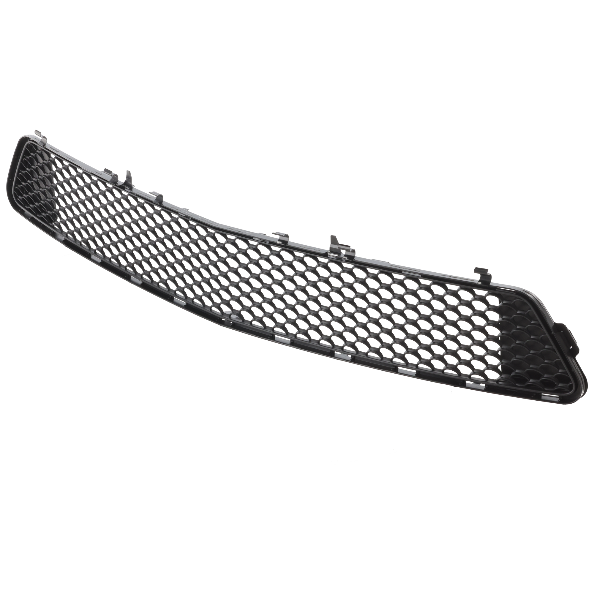 AM E CLASS 10-13 FRONT BUMPER GRILLE Ptd Black w AMG Pkg Exc. E63 AMG Model Sdn Wgn SKU RM01530009 Partslink MB1036157 OEM 2128851253