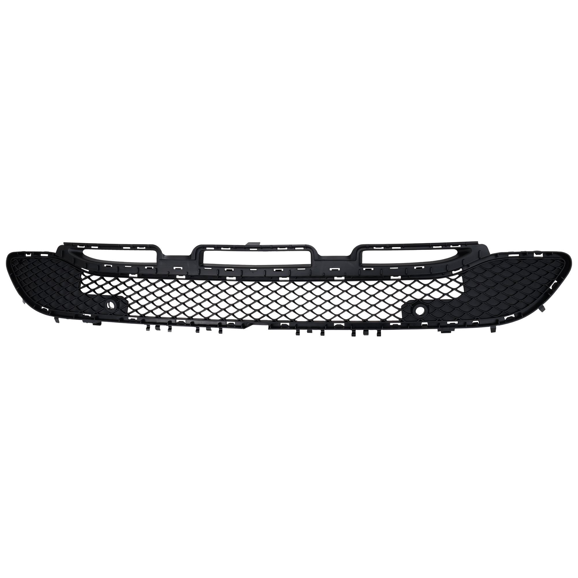 AM GLA250-18-20 FRONT BUMPER GRILLE Center Textured w o AMG Package w Parktronic Holes SKU RM01530050 Partslink MB1036175 OEM 1568804200