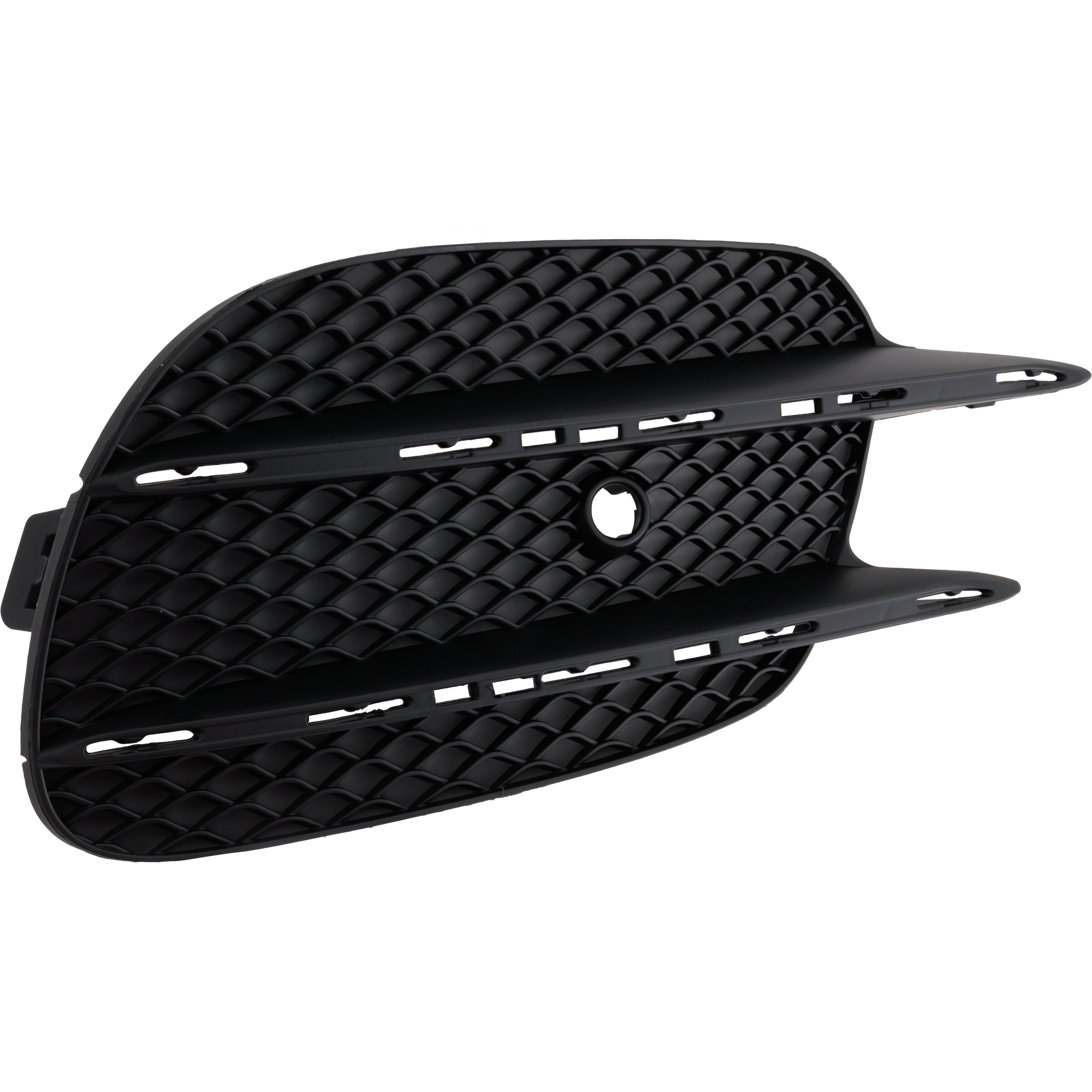 AM E CLASS 17-20 FRONT BUMPER GRILLE RH Textured Black Sedan Wagon Coupe Convertible SKU RM01530075 Partslink MB1039180 OEM 2138858201