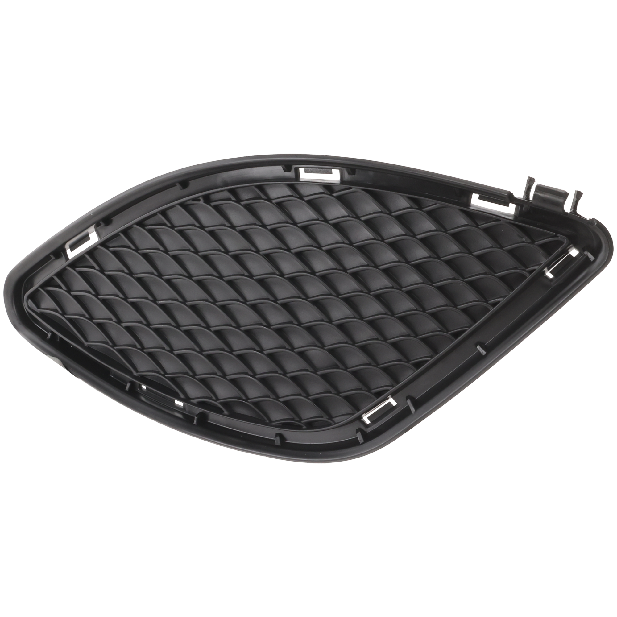 AM CLA250-14-16 FRONT BUMPER GRILLE RH Black w o AMG Styling Package and Daytime Running Light SKU RM01530099 Partslink MB1039235 OEM 1178850422