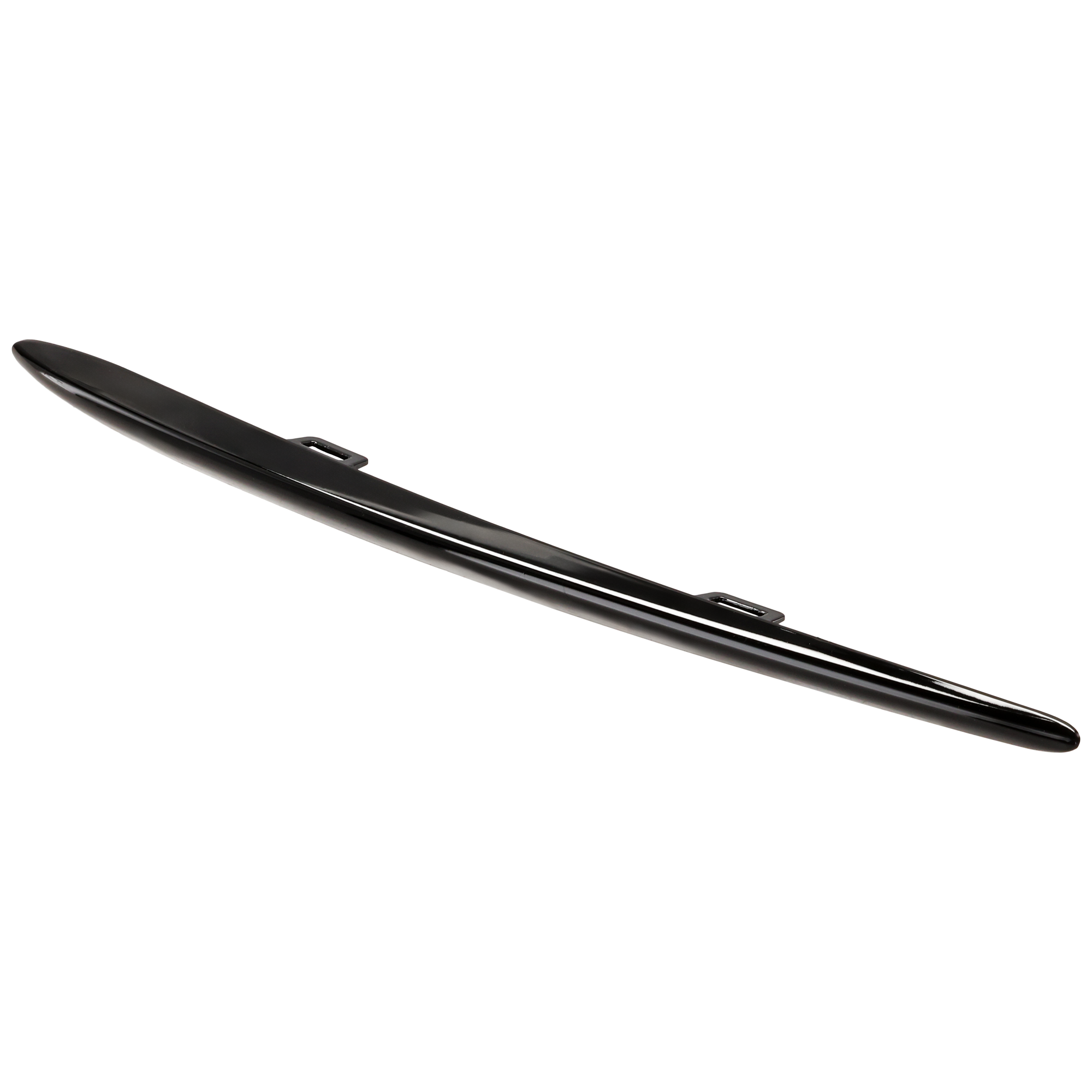 AM GLE CLASS 20-23 FRONT BUMPER GRILLE MOLDING UPPER RH Plastic Bright Black GLE350-450 w AMG Styling Package SKU RM01540019 Partslink MB1047195 OEM 1678854805