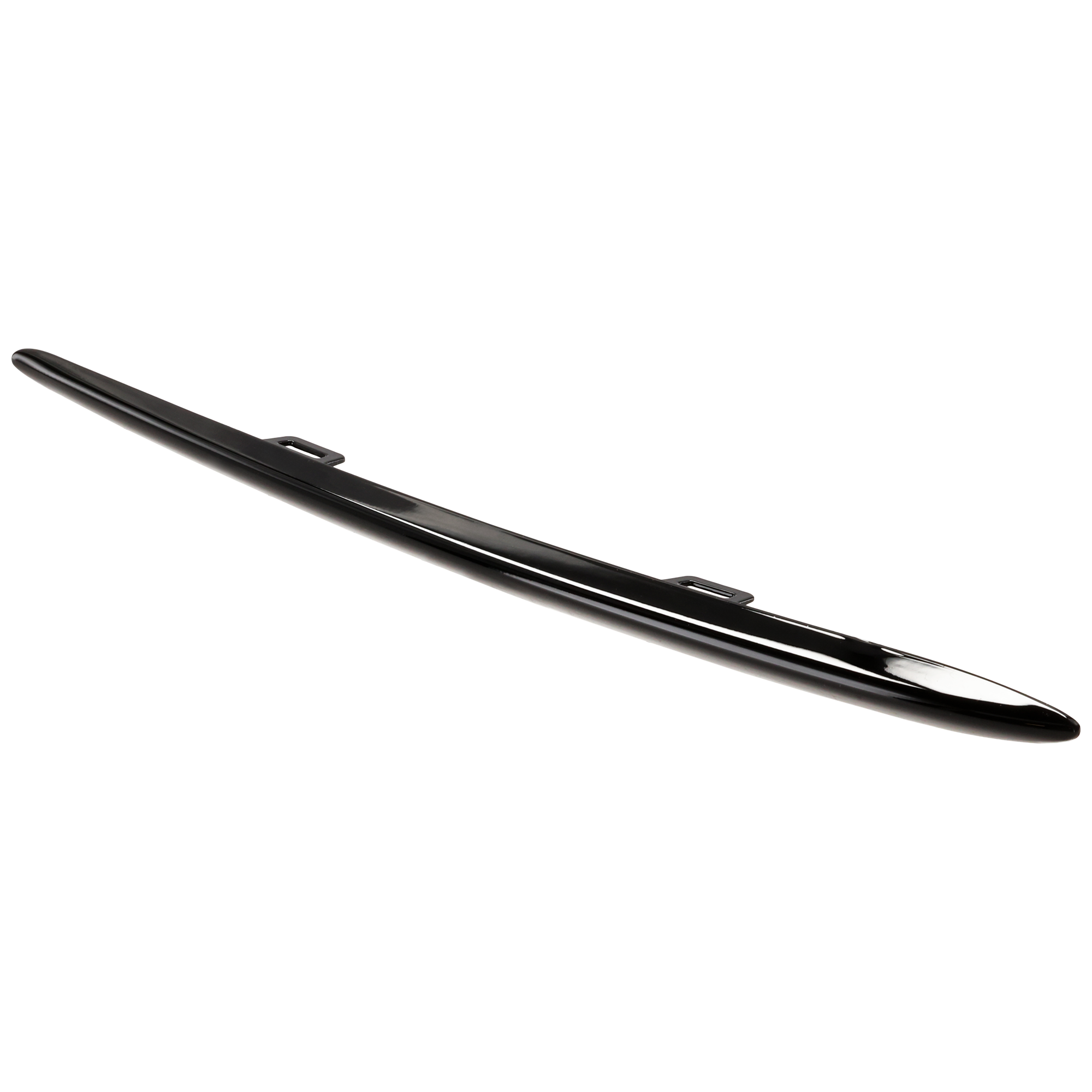 AM GLE CLASS 20-23 FRONT BUMPER GRILLE MOLDING UPPER LH Plastic Bright Black GLE350-450 w AMG Styling Package SKU RM01540020 Partslink MB1046195 OEM 1678854705
