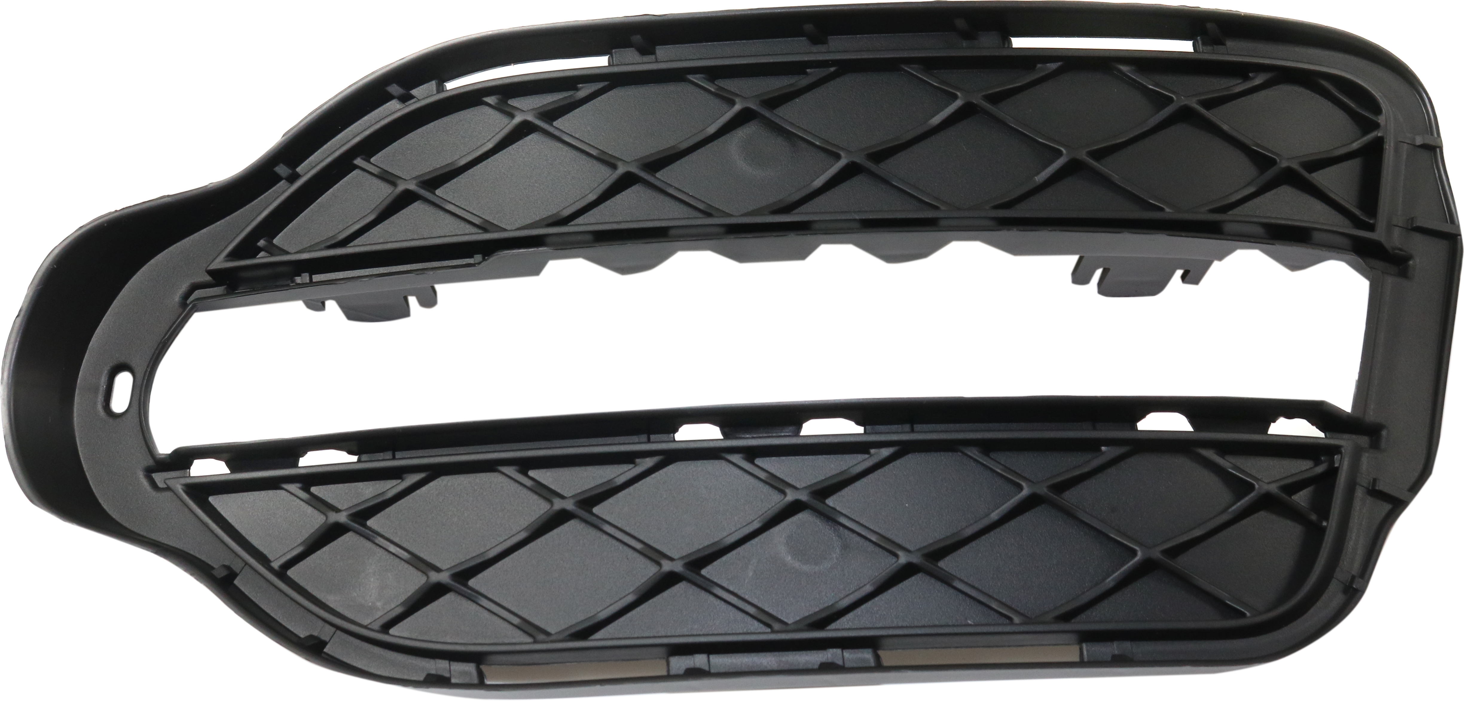 AM GLK CLASS 13-15 FOG LAMP LH Outer Driving Lamp Molding Textured Black w o AMG Styling Pkg SKU RM01550002 Partslink MB1038174 OEM 2048857123