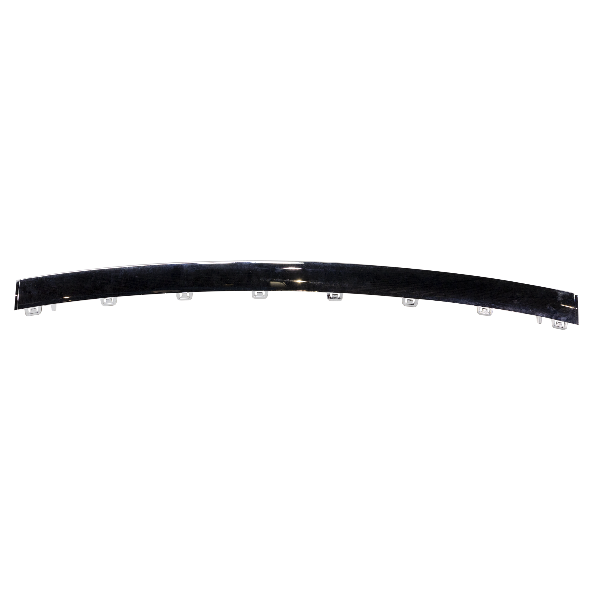 AM C300-19-23 FRONT BUMPER MOLDING Center w AMG Package w o Night Package SKU RM01590028 Partslink MB1044146 OEM 2058858802