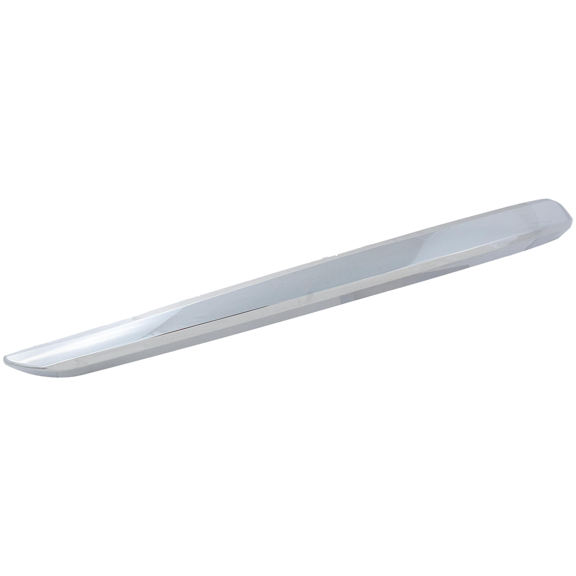 AM CX 3-19-22 FRONT BUMPER MOLDING LH Chrome SKU RM01590048 Partslink MA1046108 OEM DL9A50B50A