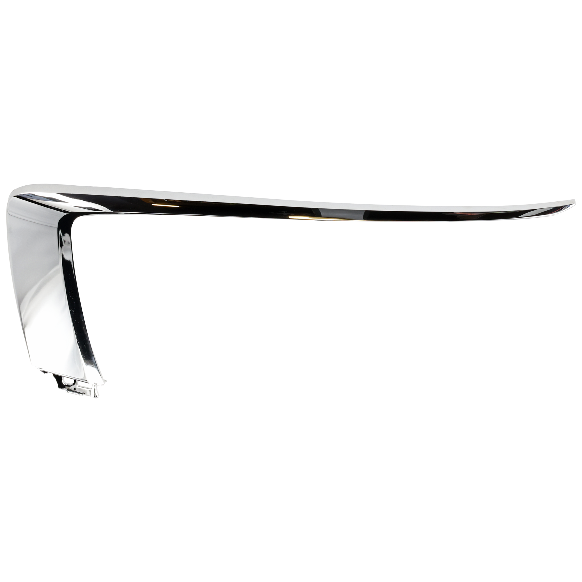 AM ECLIPSE CROSS 18-20 FRONT BUMPER MOLDING LH Upper Garnish Chrome CAPA SKU RM01590058Q Partslink MI1046110C OEM 6407A245