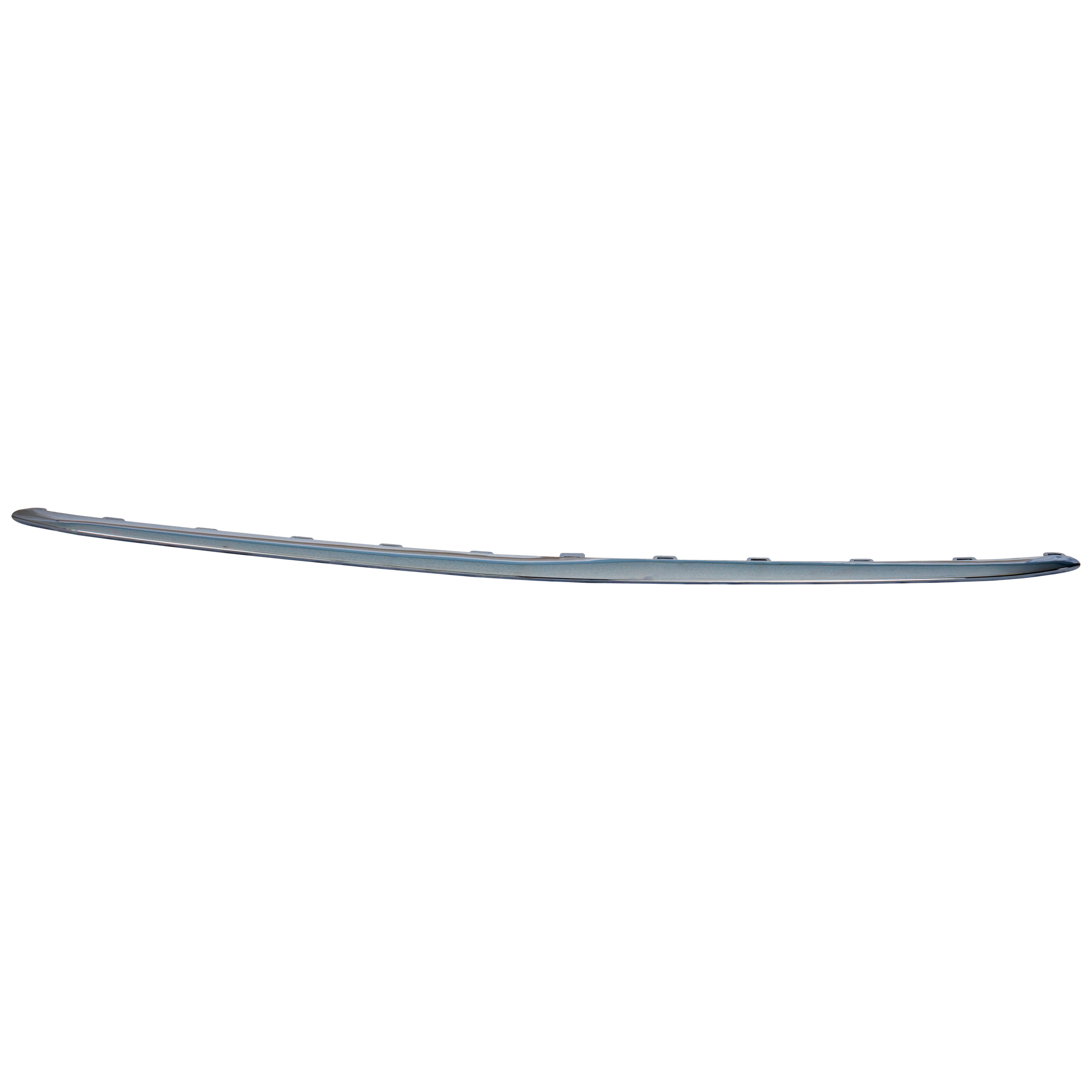 AM E CLASS 21-23 FRONT BUMPER MOLDING Lower Chrome w AMG Package Convertible Coupe Sedan SKU RM01590079 Partslink MB1044163 OEM 2138850305