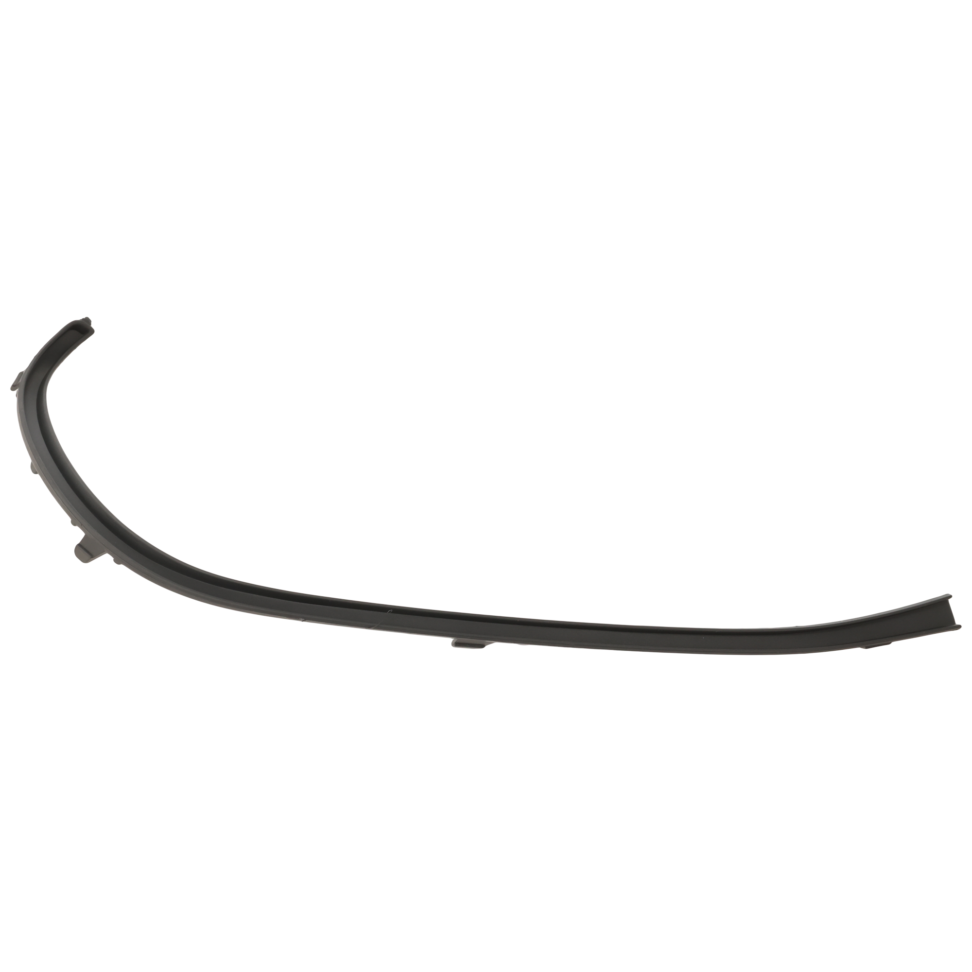 AM CLA45 AMG 20-23 FRONT BUMPER MOLDING LH Black Side Trim w AMG Package SKU RM01590082 Partslink MB1046171 OEM 1188858701