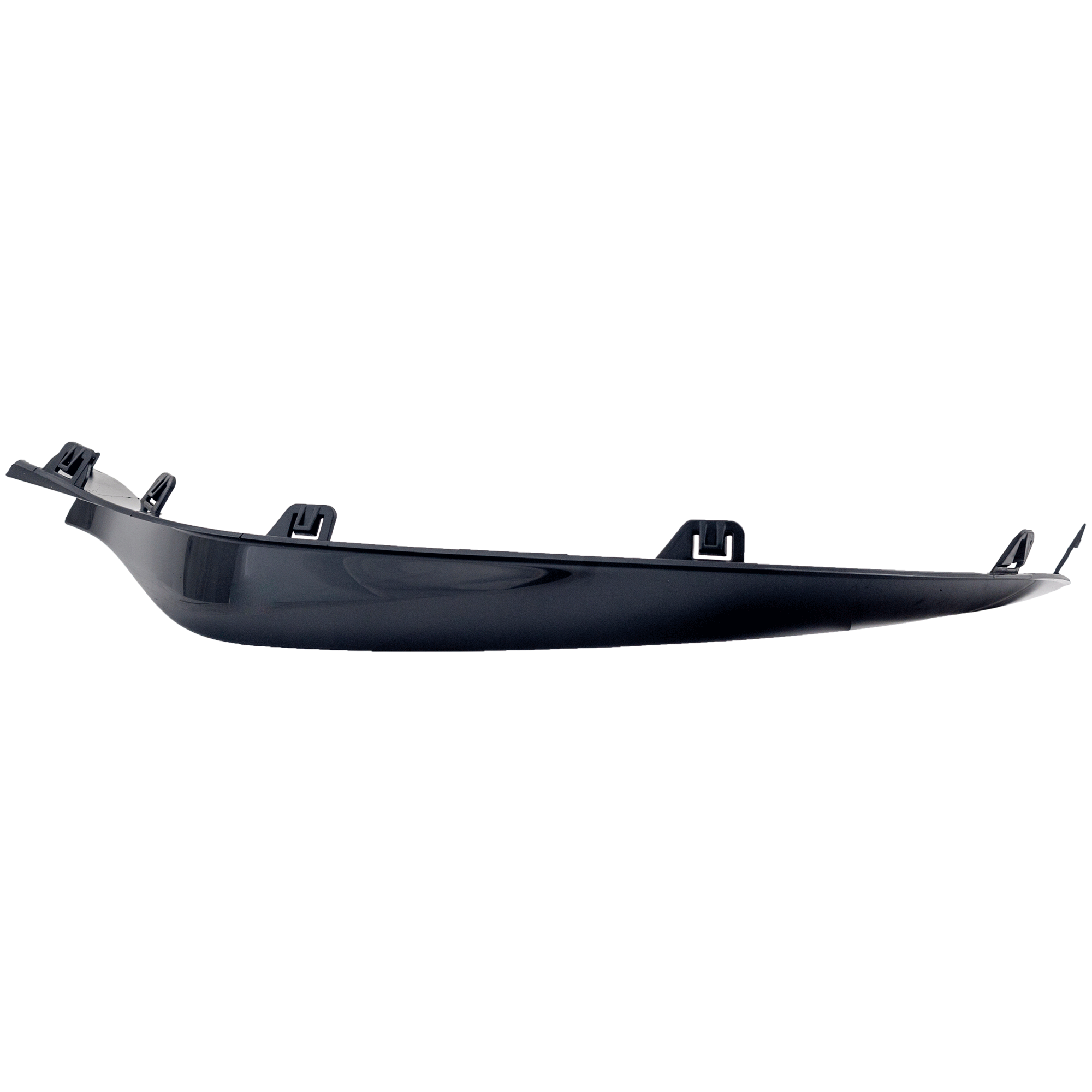 AM E63 AMG 21-23 FRONT BUMPER MOLDING LH Outer Gloss Black w AMG Package Sedan Wagon SKU RM01590086 Partslink MB1046197 OEM 2138852505