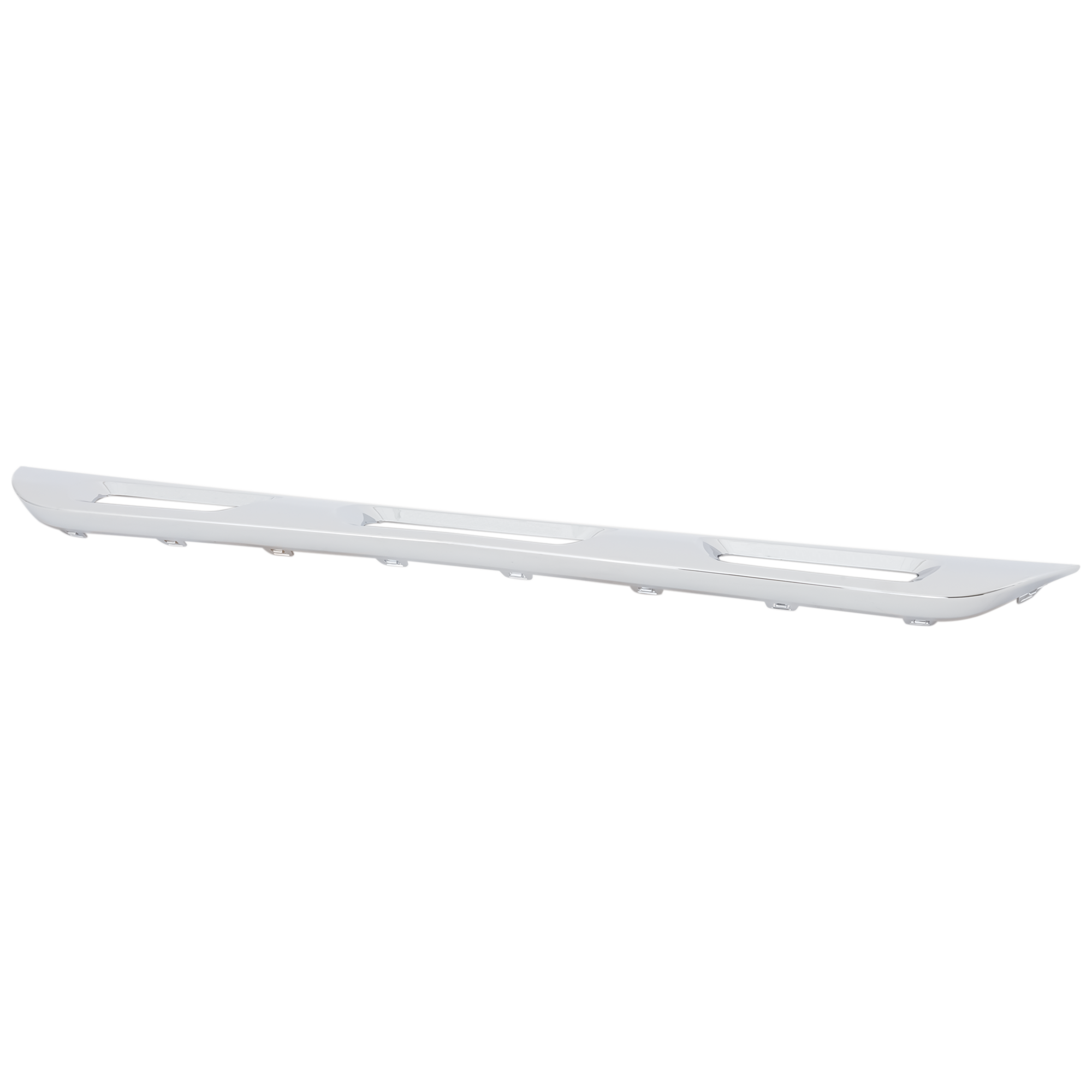 AM GLC300-20-22 FRONT BUMPER MOLDING Inner Chrome w AMG Styling Package Coupe 2022 SUV SKU RM01590095 Partslink MB1044169 OEM 2538853104