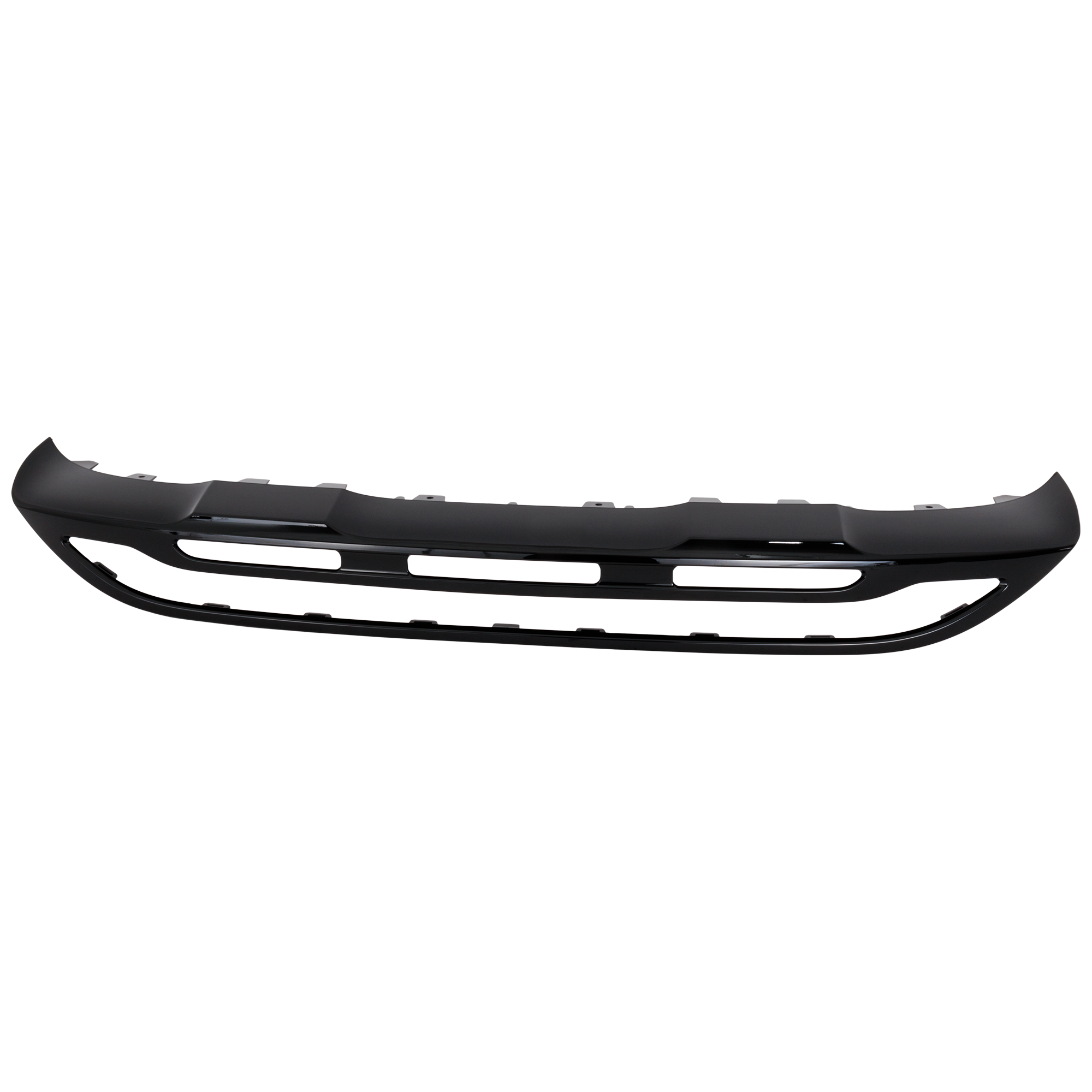 AM GLA250-21-22 FRONT BUMPER MOLDING Center Cover Bright Black w o AMG Styling Package SKU RM01590098 Partslink MB1037113 OEM 2478808103
