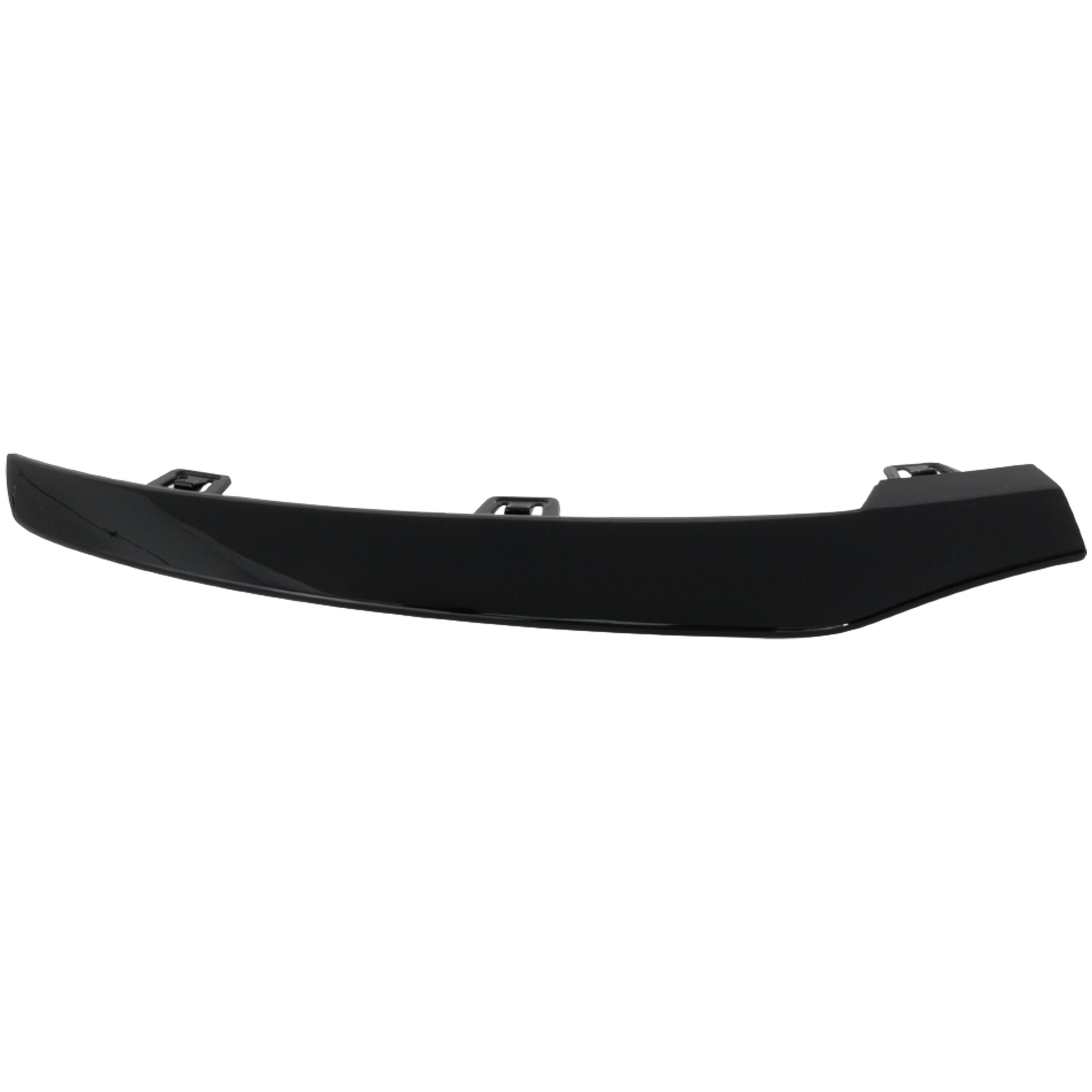 AM GLC43 GLC300-17-19 FRONT BUMPER MOLDING RH Outer Black Coupe w AMG Styling Package SKU RM01590101 Partslink MB1047199 OEM 2538855400