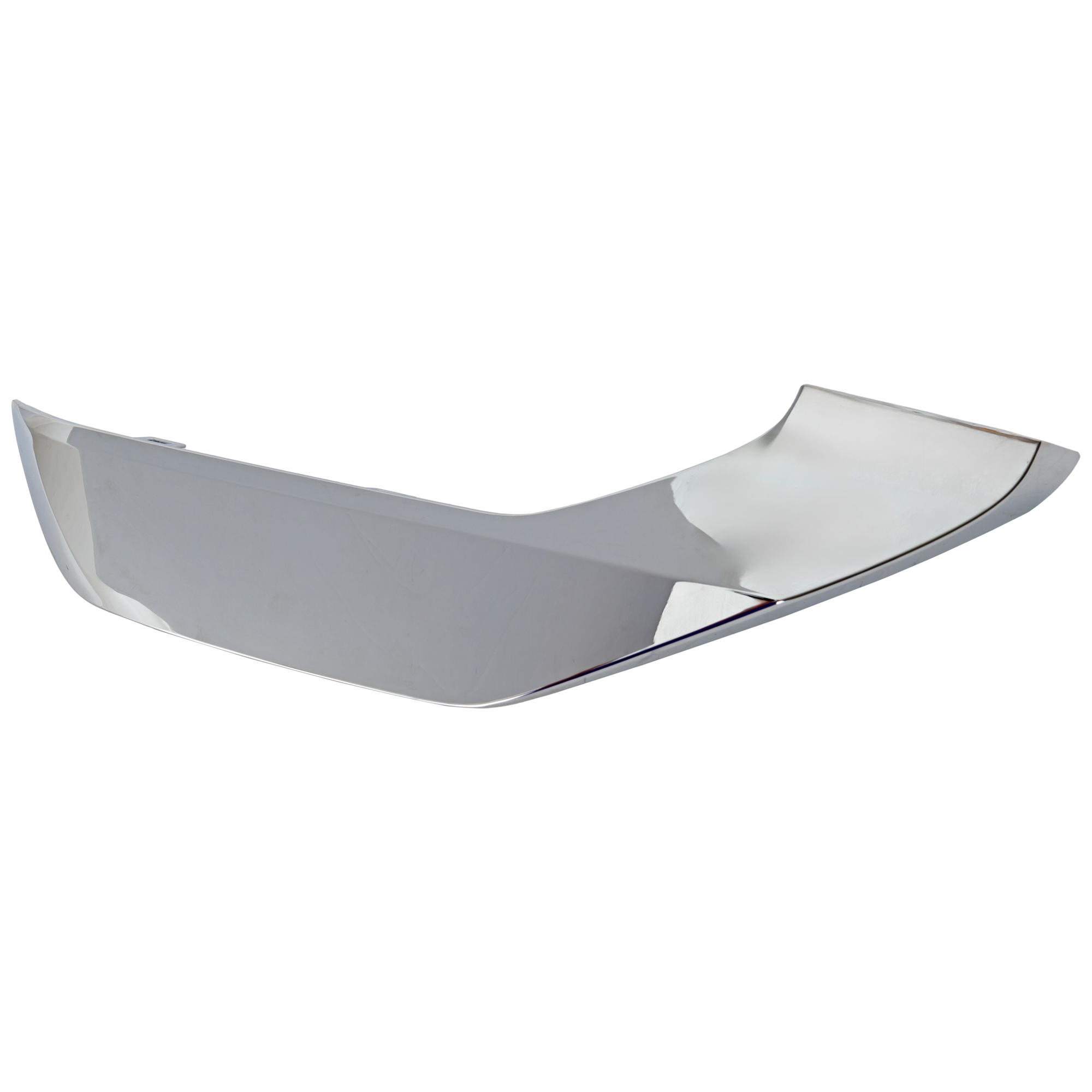 AM OUTLANDER 22-23 FRONT BUMPER MOLDING RH Lower Garnish Chrome ES Model w o Fog Light Holes CAPA SKU RM01590147Q Partslink MI1039134C OEM 6407A416