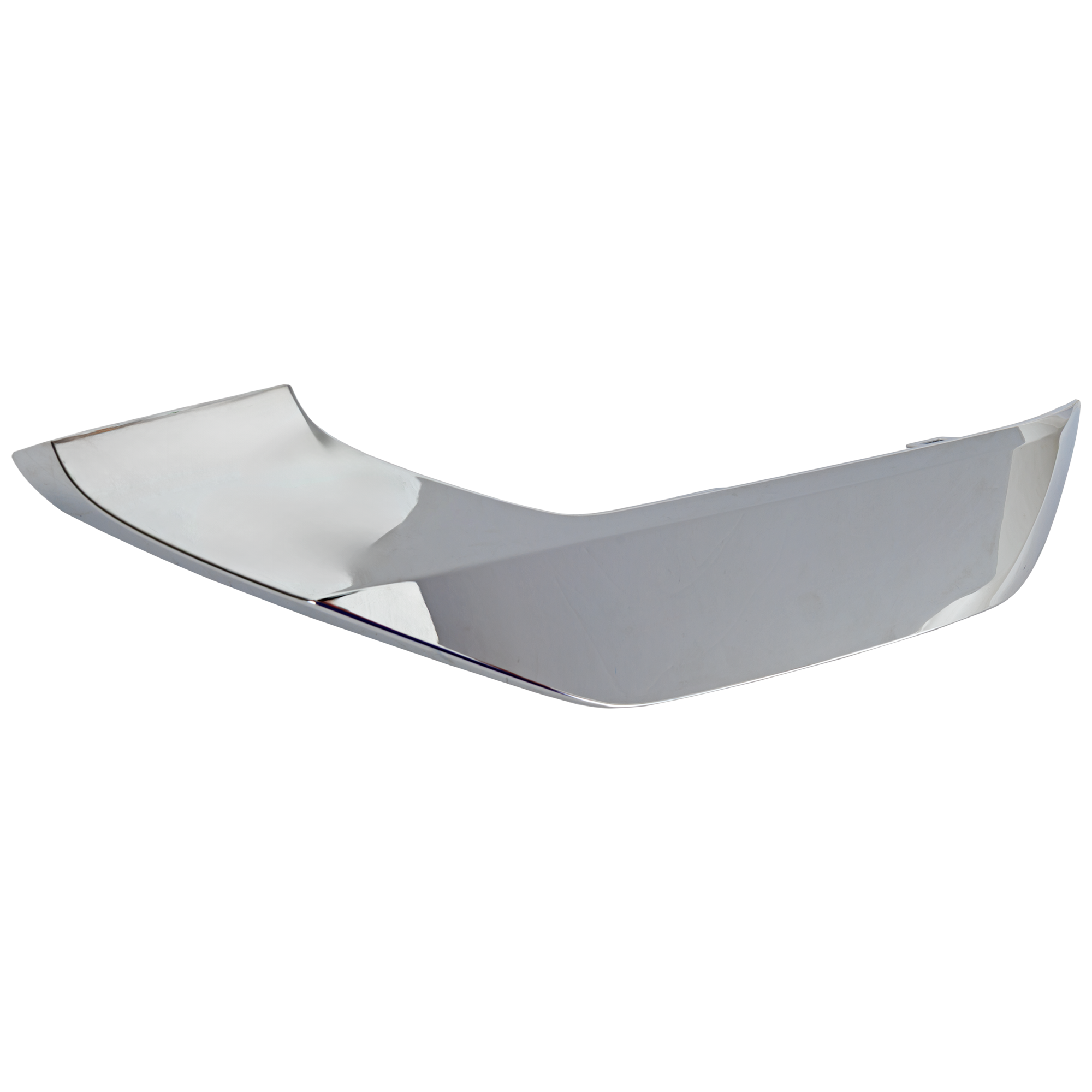 AM OUTLANDER 22-23 FRONT BUMPER MOLDING LH Lower Garnish Chrome ES Model w o Fog Light Holes SKU RM01590148 Partslink MI1038134 OEM 6407A415