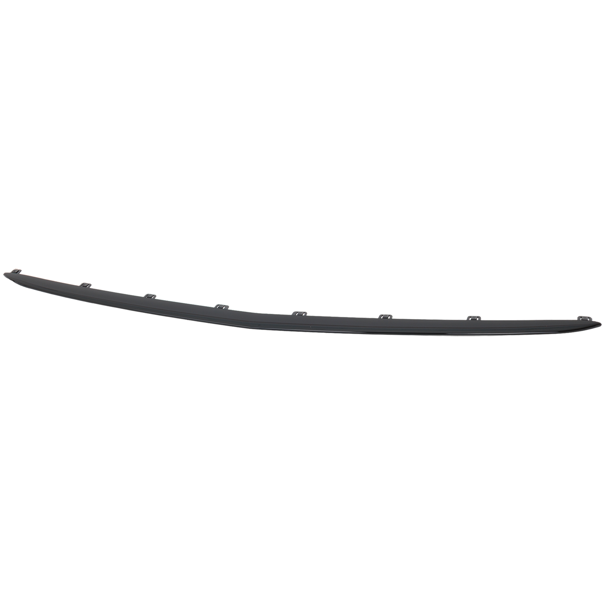 AM E53 E63-21-23 FRONT BUMPER MOLDING Lower Black Sedan Wagon SKU RM01590151 Partslink MB1044171 OEM 2138852905