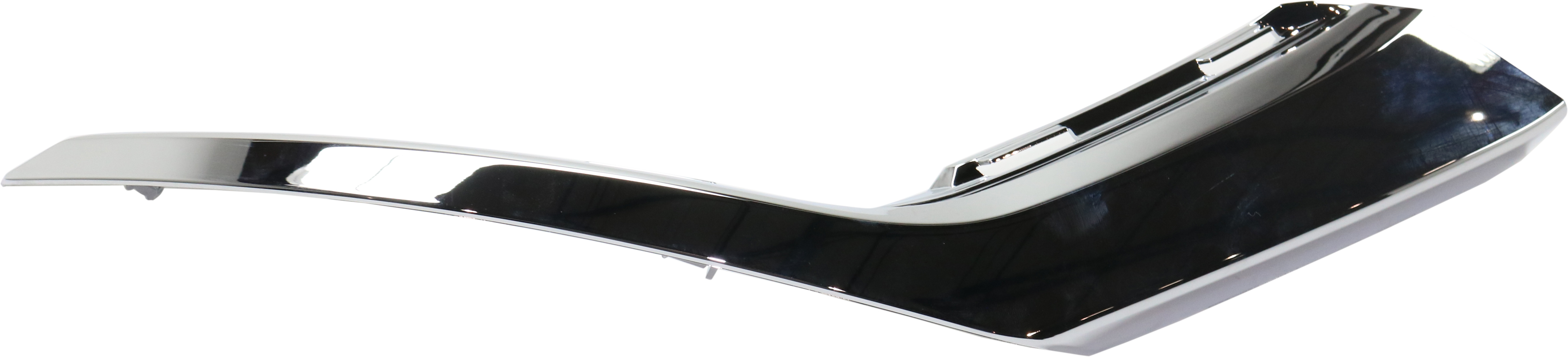 AM OUTLANDER 16-20 OUTLANDER PHEV 18-22 FRONT BUMPER MOLDING RH Lower Garnish Chrome SKU RM01610023 Partslink MI1047104 OEM 6407A144