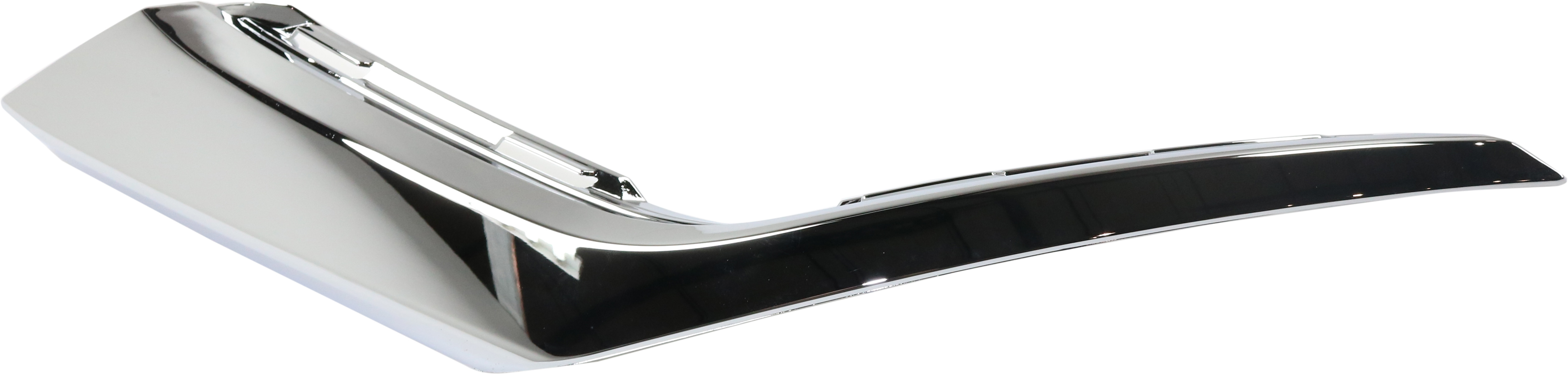 AM OUTLANDER 16-20 OUTLANDER PHEV 18-22 FRONT BUMPER MOLDING LH Lower Garnish Chrome SKU RM01610024 Partslink MI1046104 OEM 6407A143