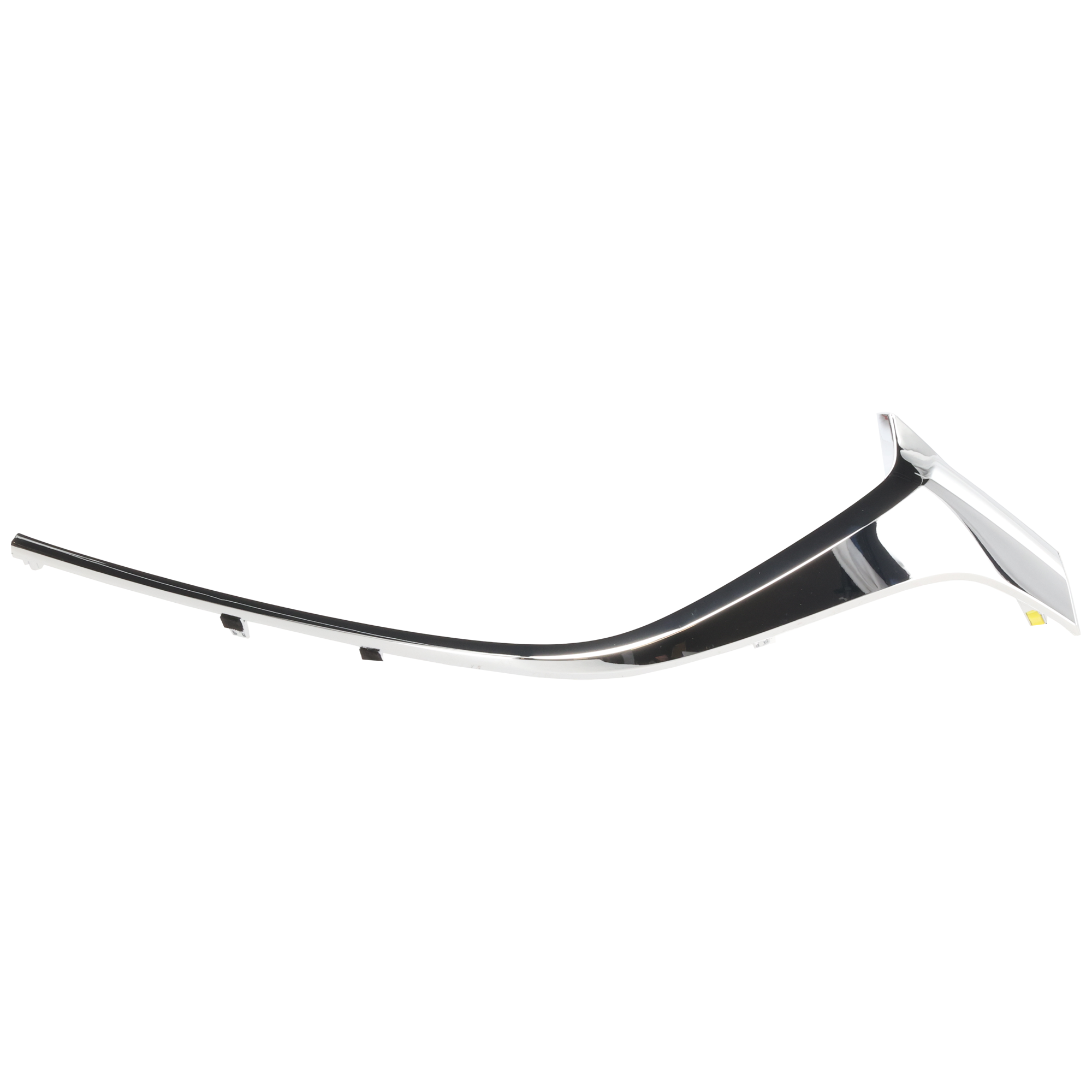 AM CX 3-16-22 FRONT BUMPER MOLDING LH Center Chrome CAPA SKU RM01610026Q Partslink MA1212103C OEM D10J507K0C
