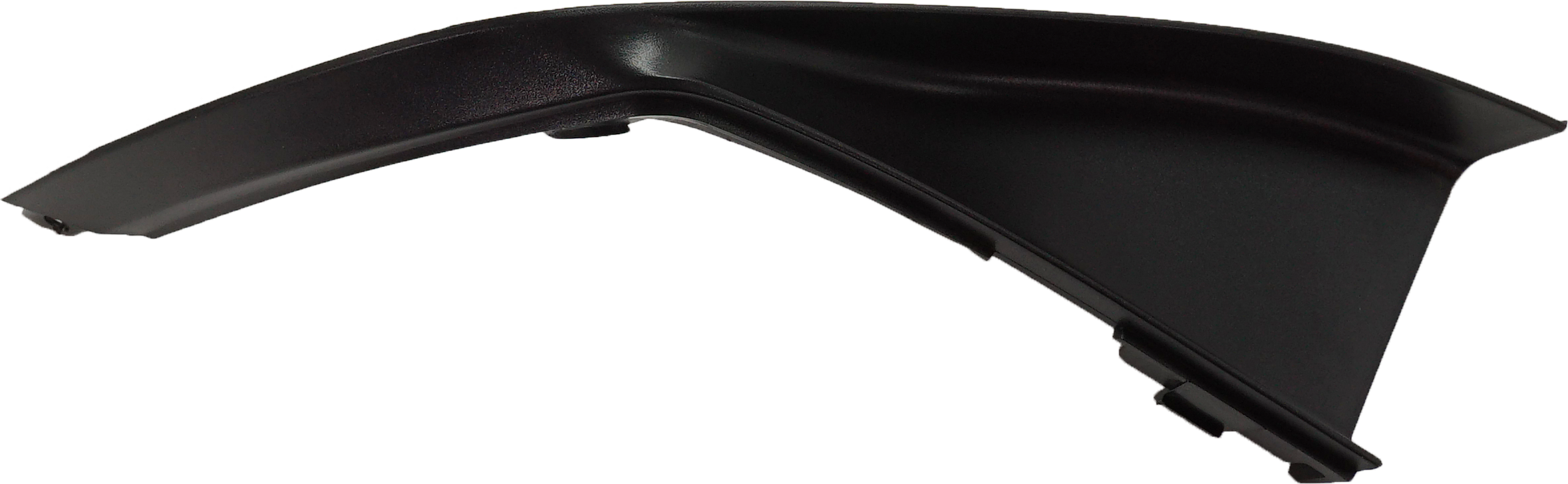 AM CLA CLASS 17-19 FRONT BUMPER MOLDING RH Textured Black CLA250 w AMG Styling Package SKU RM01610047 Partslink MB1039204 OEM 1768853600