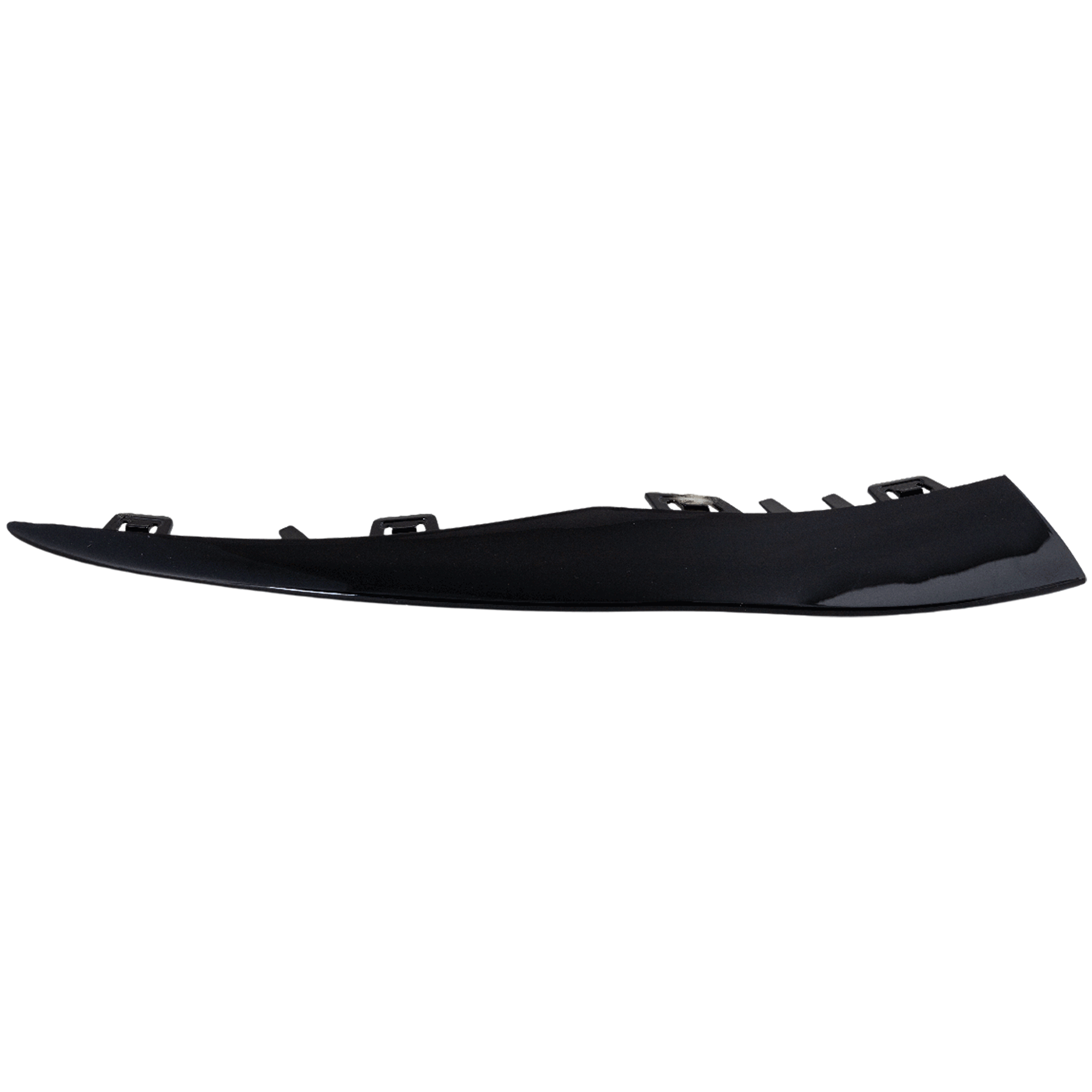 AM C300-19-23 FRONT BUMPER MOLDING LH Outer w AMG Package and Night Package Coupe 19-21 Convertible Sedan SKU RM01610066 Partslink MB1046160 OEM 2058858902