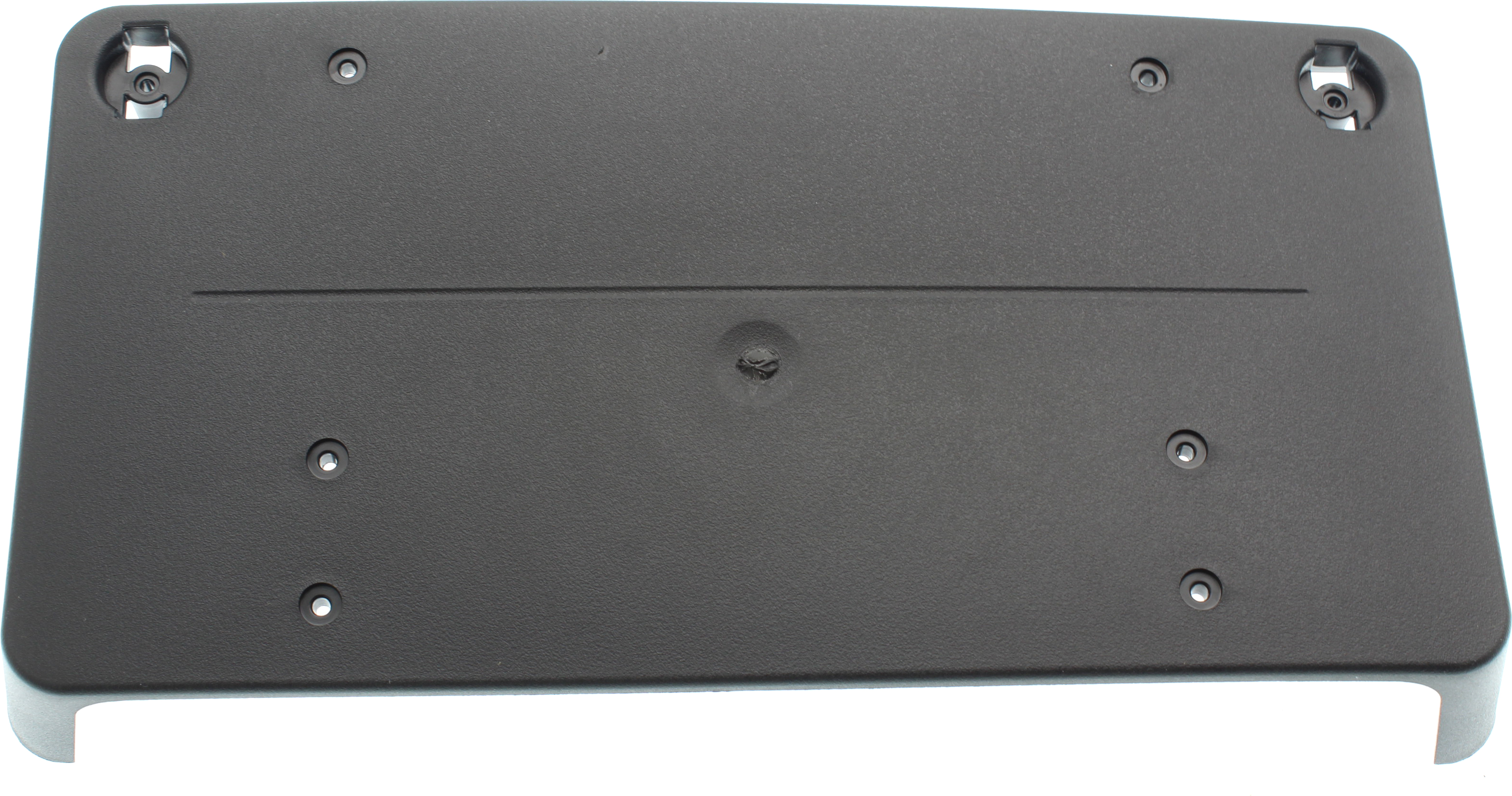AM GLA250-15-17 FRONT LICENSE PLATE BRACKET Textured Black w o Sport Pkg SKU RM01730002 Partslink MB1068130 OEM 1568850381