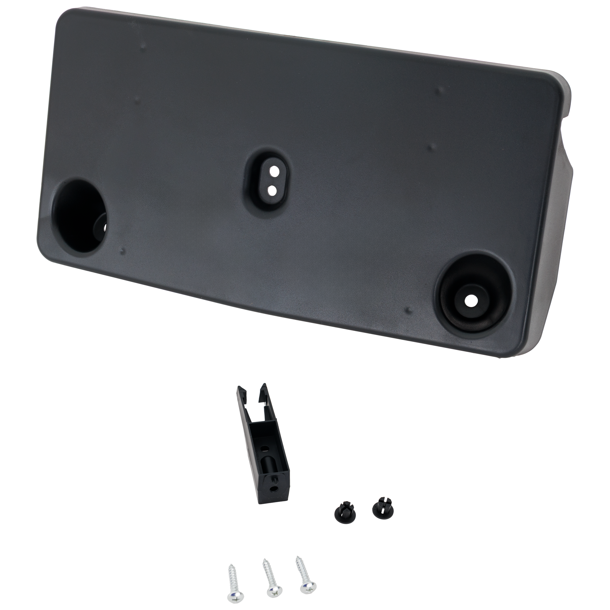 AM E CLASS 17-20 FRONT LICENSE PLATE BRACKET Black Sedan Wagon SKU RM01730029 Partslink MB1068150 OEM 2138807800