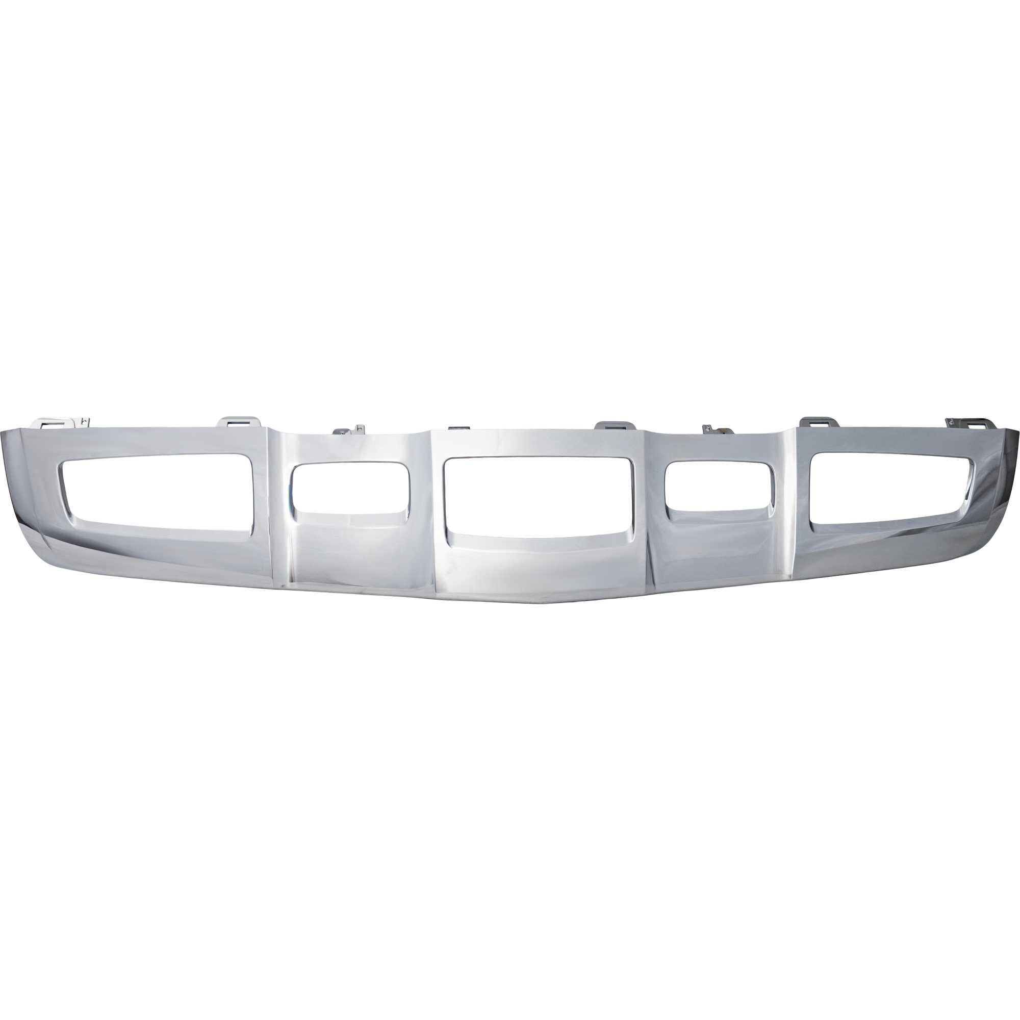 AM GLC300-16-19 FRONT LOWER VALANCE Chrome w o AMG Styling and Sport Package SKU RM01750008 Partslink MB1095116 OEM 2538851725