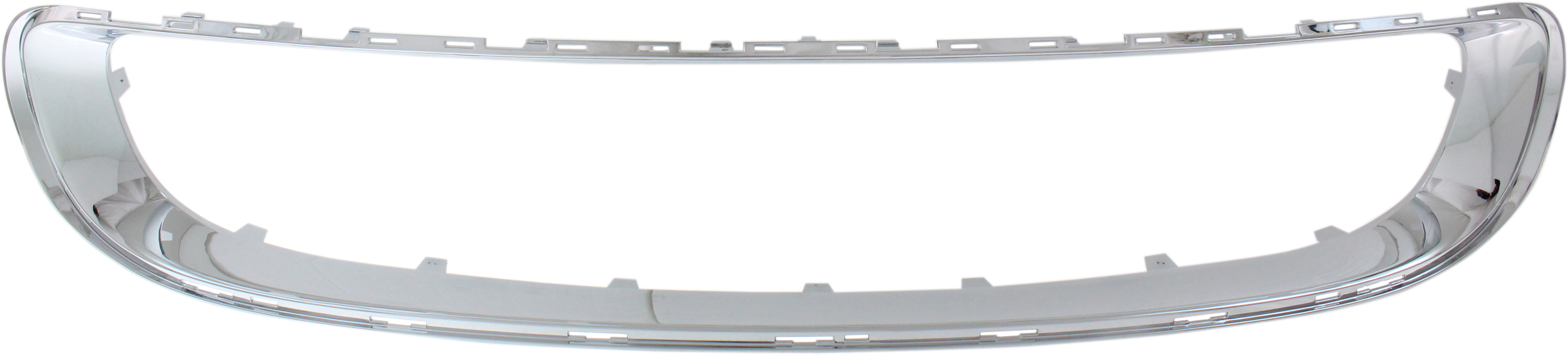 AM COOPER 11-15 FRONT BUMPER GRILLE MOLDING w Chr w o JCW Pkg Base Model Conv Cpe HB 11-13 Wgn CAPA SKU RM02010002Q Partslink MC1037102C OEM 51117250787
