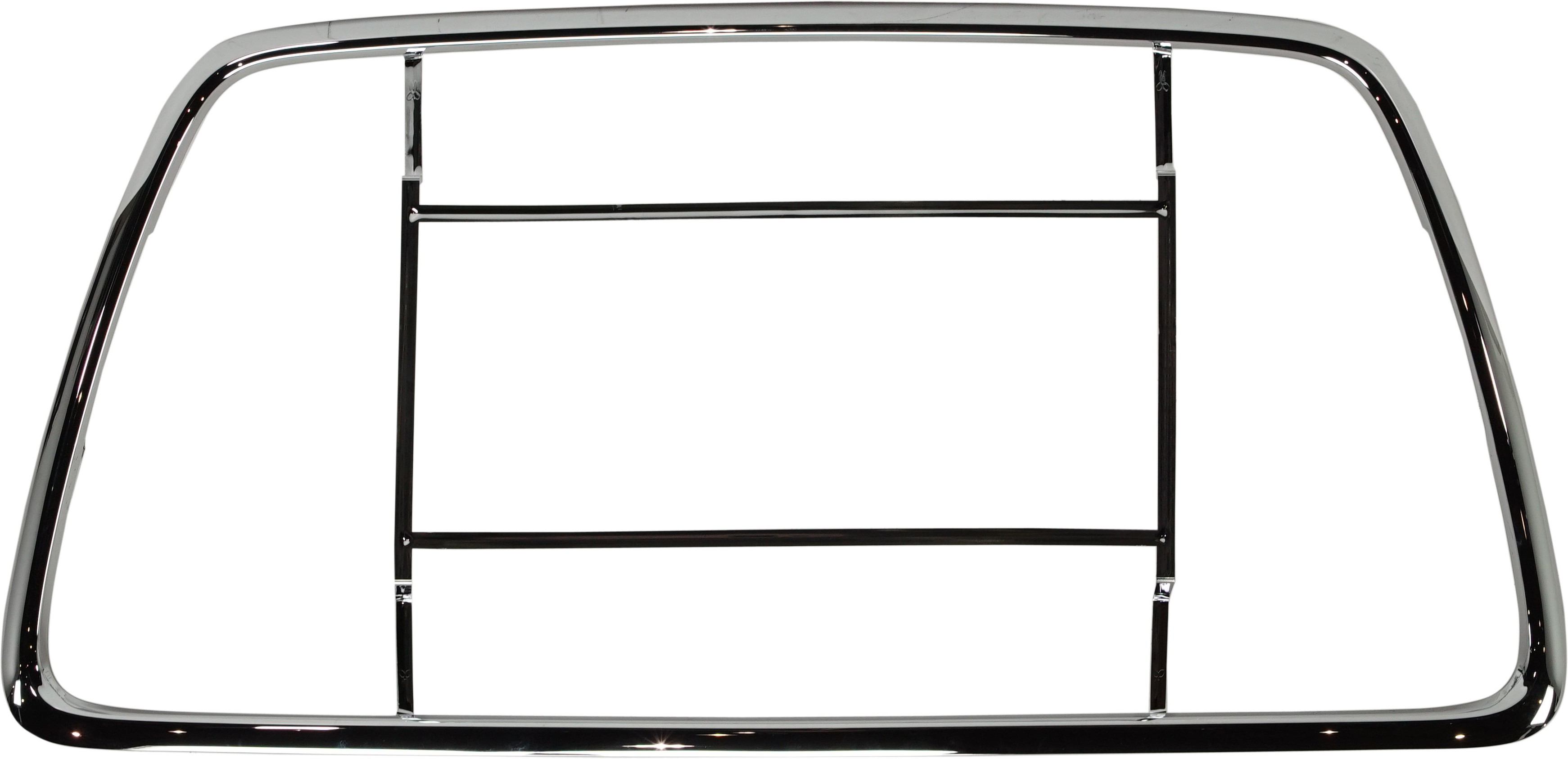 AM LANCER 09-15 FRONT BUMPER GRILLE MOLDING Chrome Sport Type Exc. Evolution Model SKU RM02010005 Partslink MI1044102 OEM 6400B398