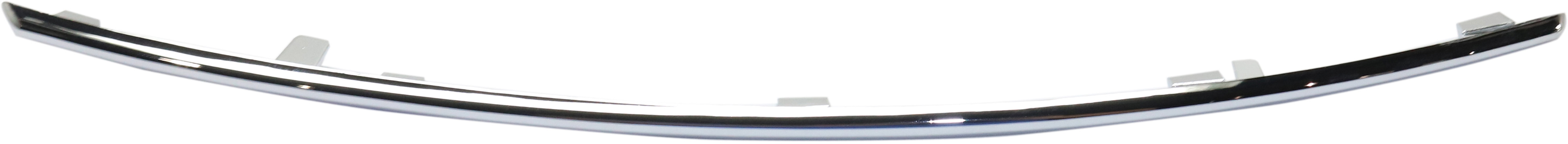 AM E350 E400-14-16 FRONT BUMPER GRILLE MOLDING LH Outer Chr Sdn Wgn w Insert w o AMG Pkg SKU RM02030002 Partslink MB1046124 OEM 2128852921