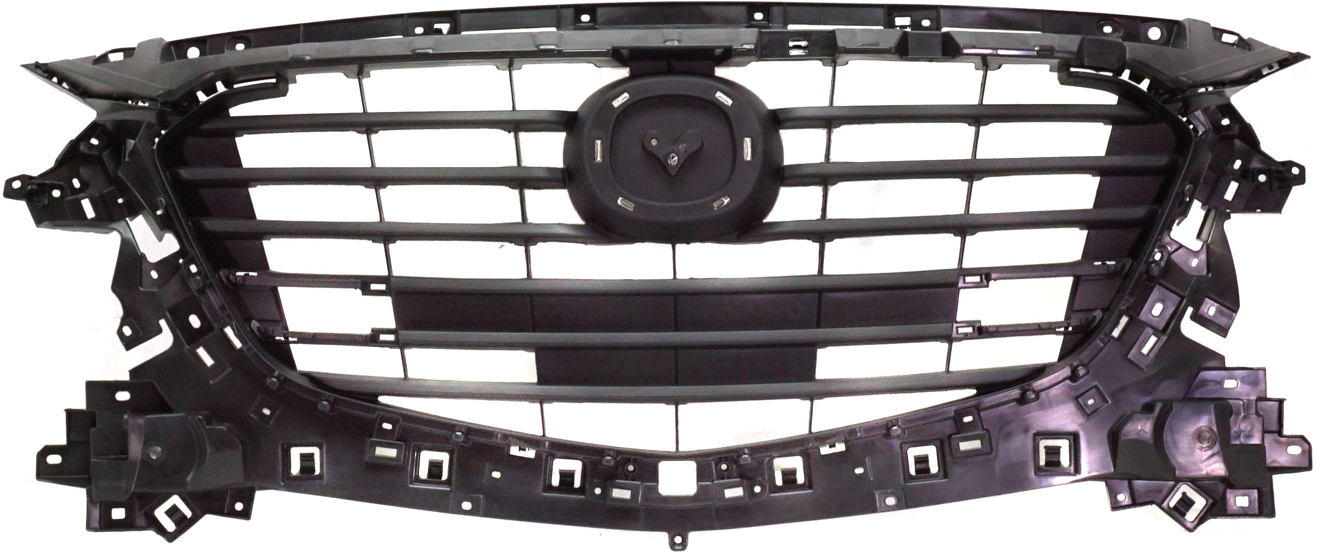 AM MAZDA 3-17-18 GRILLE Matte Black Mexico Built Vehicle SKU RM07010019 Partslink MA1200216 OEM BANE50712D